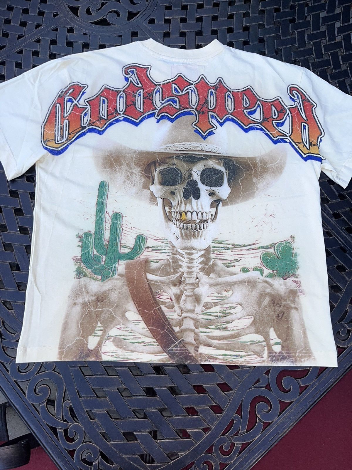 image of Godspeed “Goldie The Outlaw T-Shirt “ 128 Of 200 in Cream, Men's (Size Large)