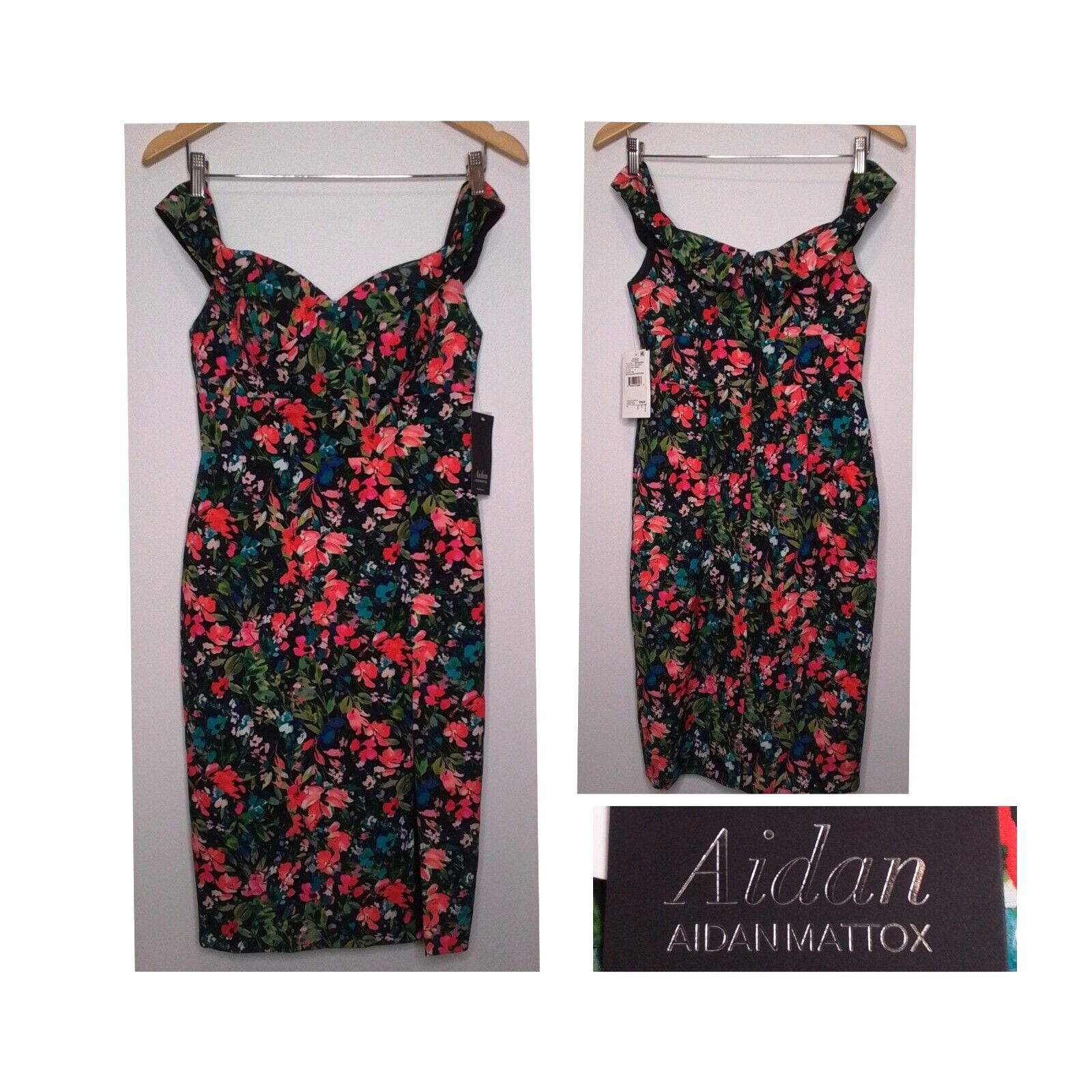 Other Aidan Mattox Dress Women's Size 2 NWT Floral Size XS / US 0-2 / IT 36-38 - 1 Thumbnail