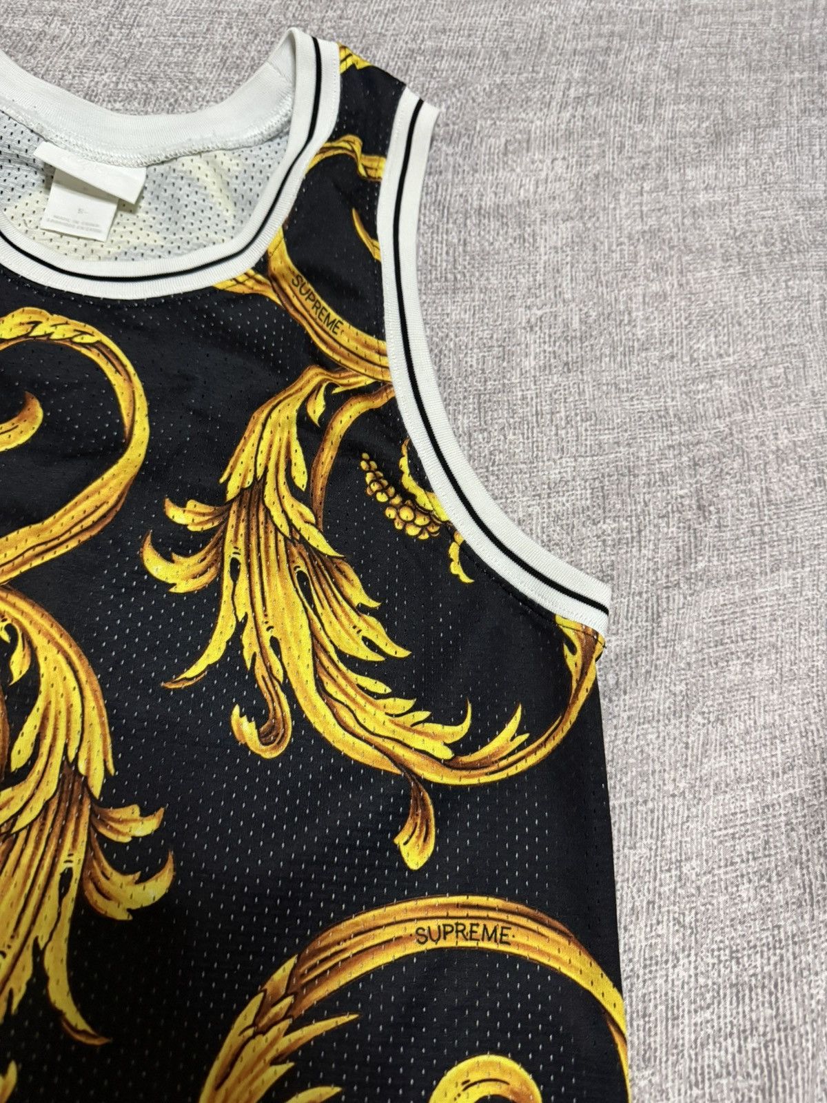 トップス supreme nike basketball jersey 2014ss Supreme x Nike Basketball Jersey Red Crossover Printing