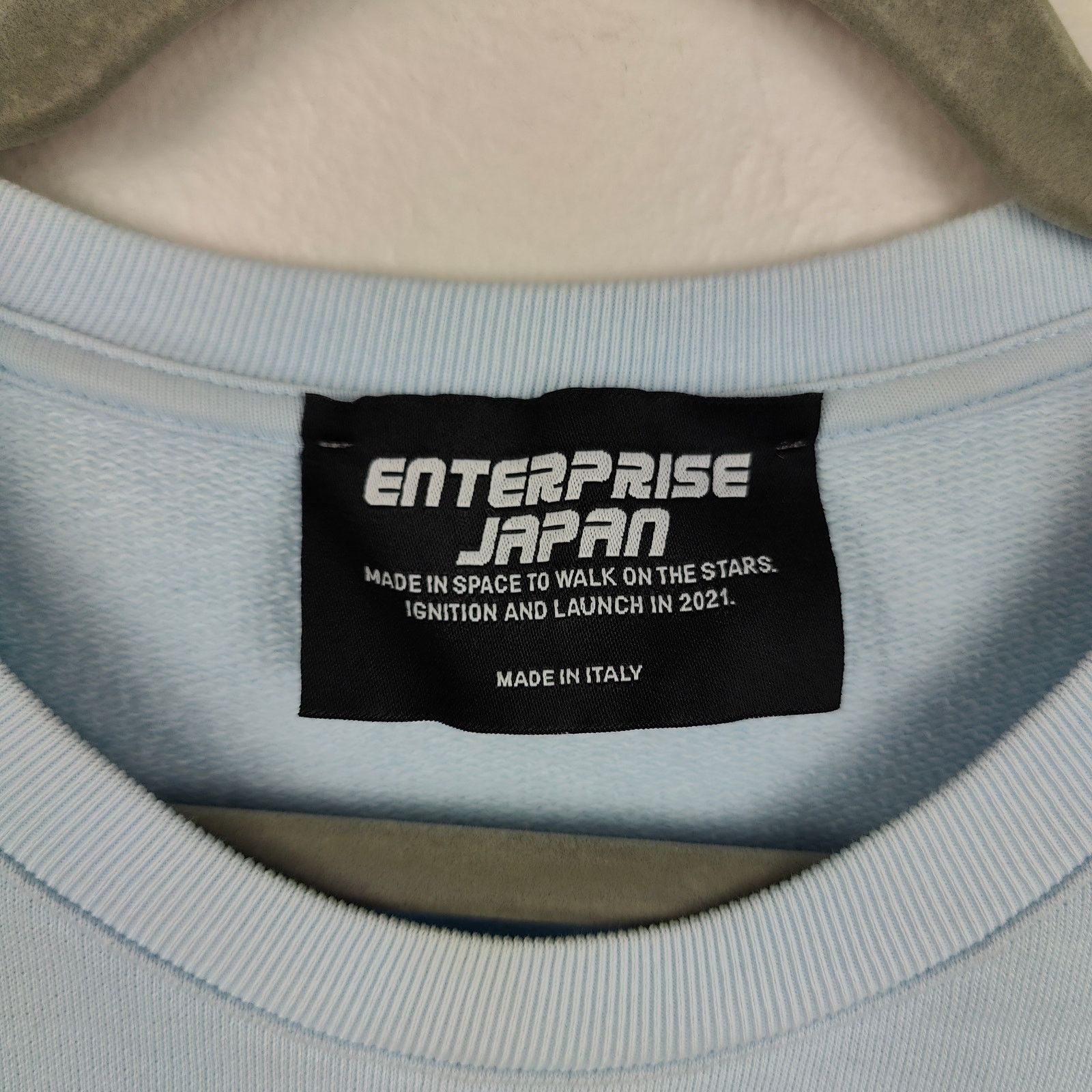 Other Enterprise Japan Sweatshirt Mens Large Light Blue Space Size US L / EU 52-54 / 3 - 6 Thumbnail