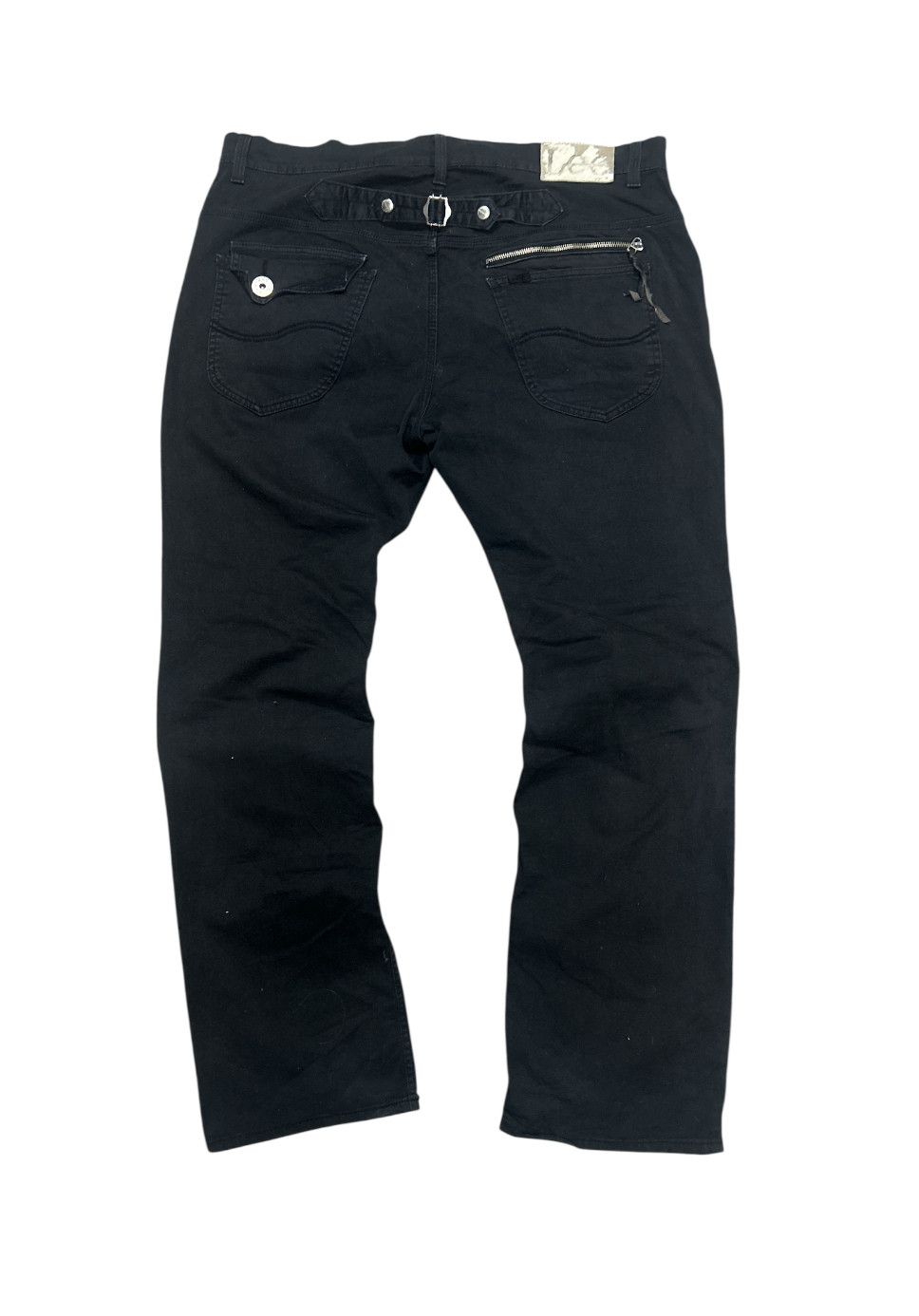Lee Over Size Vintage Lee Cowboy buckle back Zipper Pants Size US 43 - 4 Thumbnail