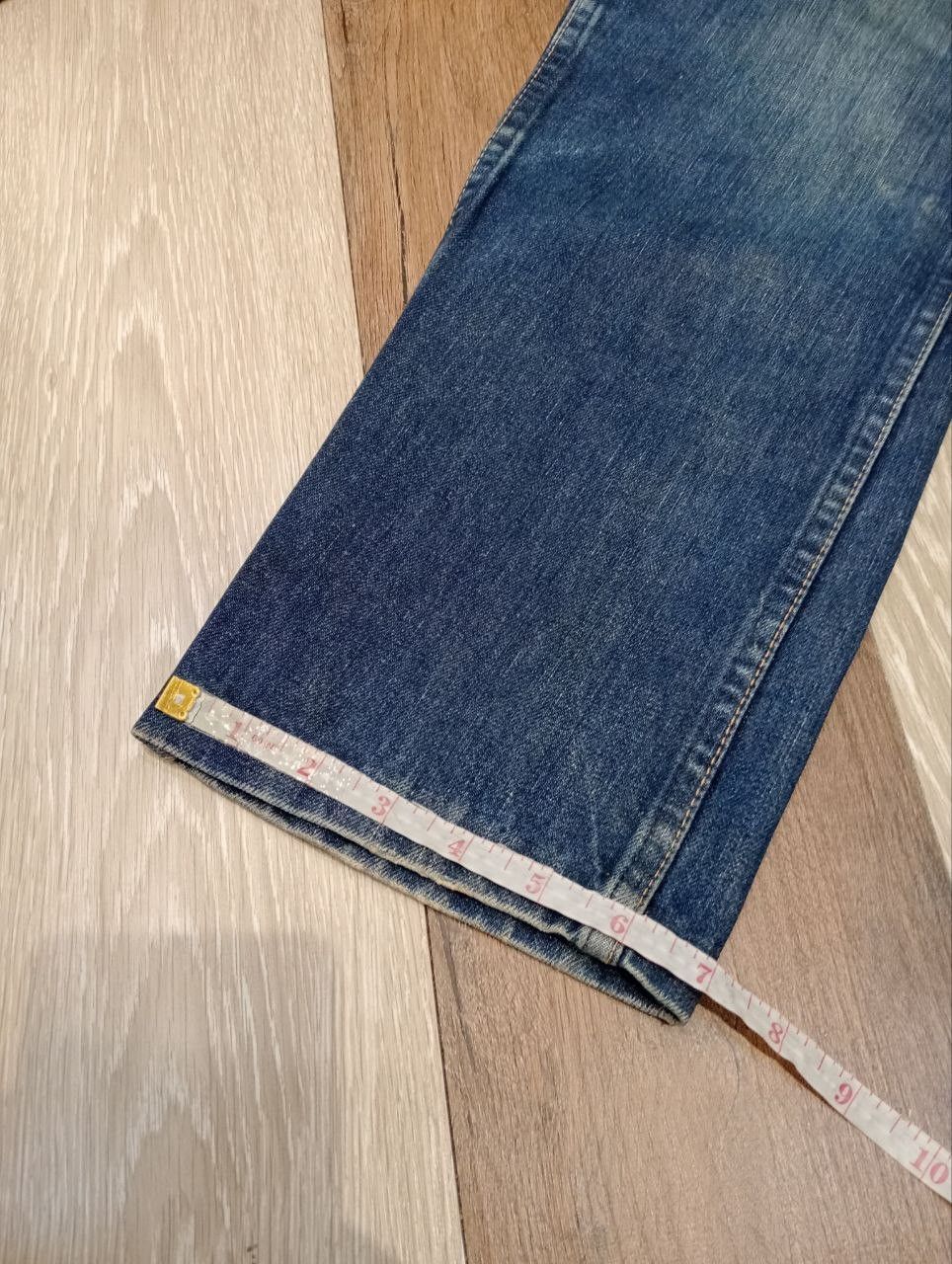 Levi's Vintage Clothing VINTAGE LEVI'S CAPITAL E ORANGE TAG BLUE DENIM PANTS Size US 31 - 15 Thumbnail