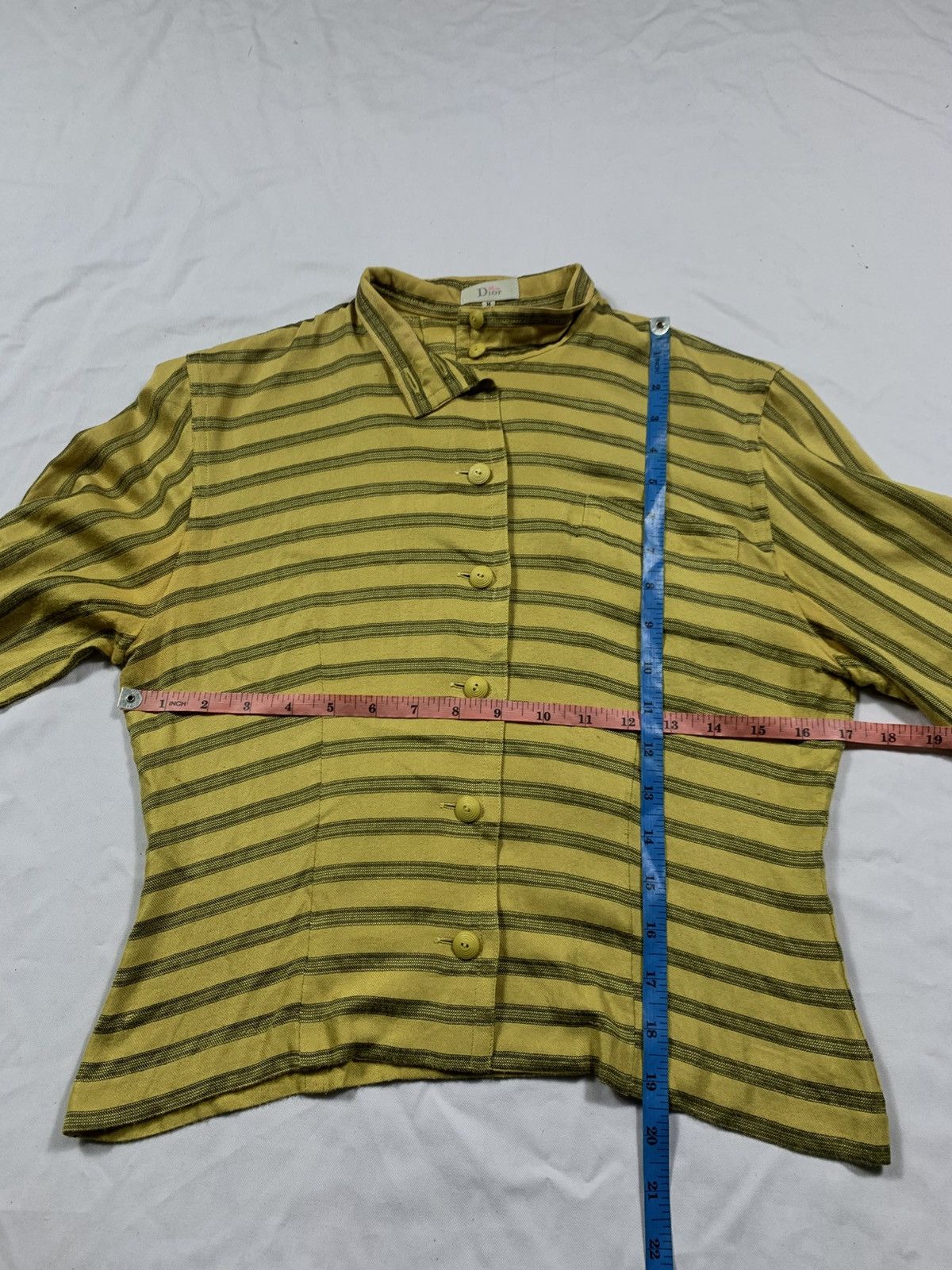 Dior Dior Stripe button Long Slevee Size M / US 6-8 / IT 42-44 - 9 Thumbnail