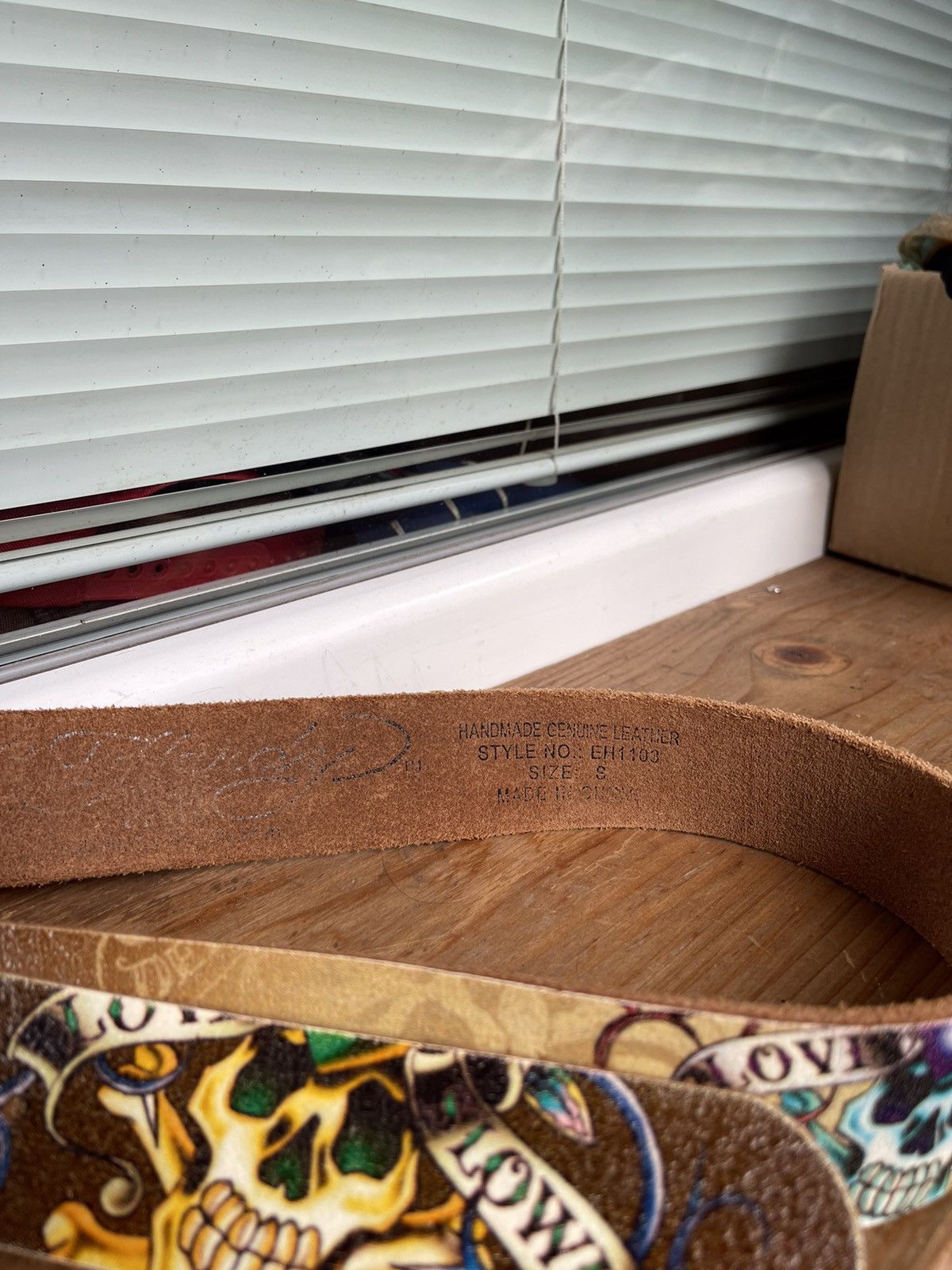 Ed Hardy Vintage y2k style belt leather belt Size ONE SIZE - 4 Thumbnail