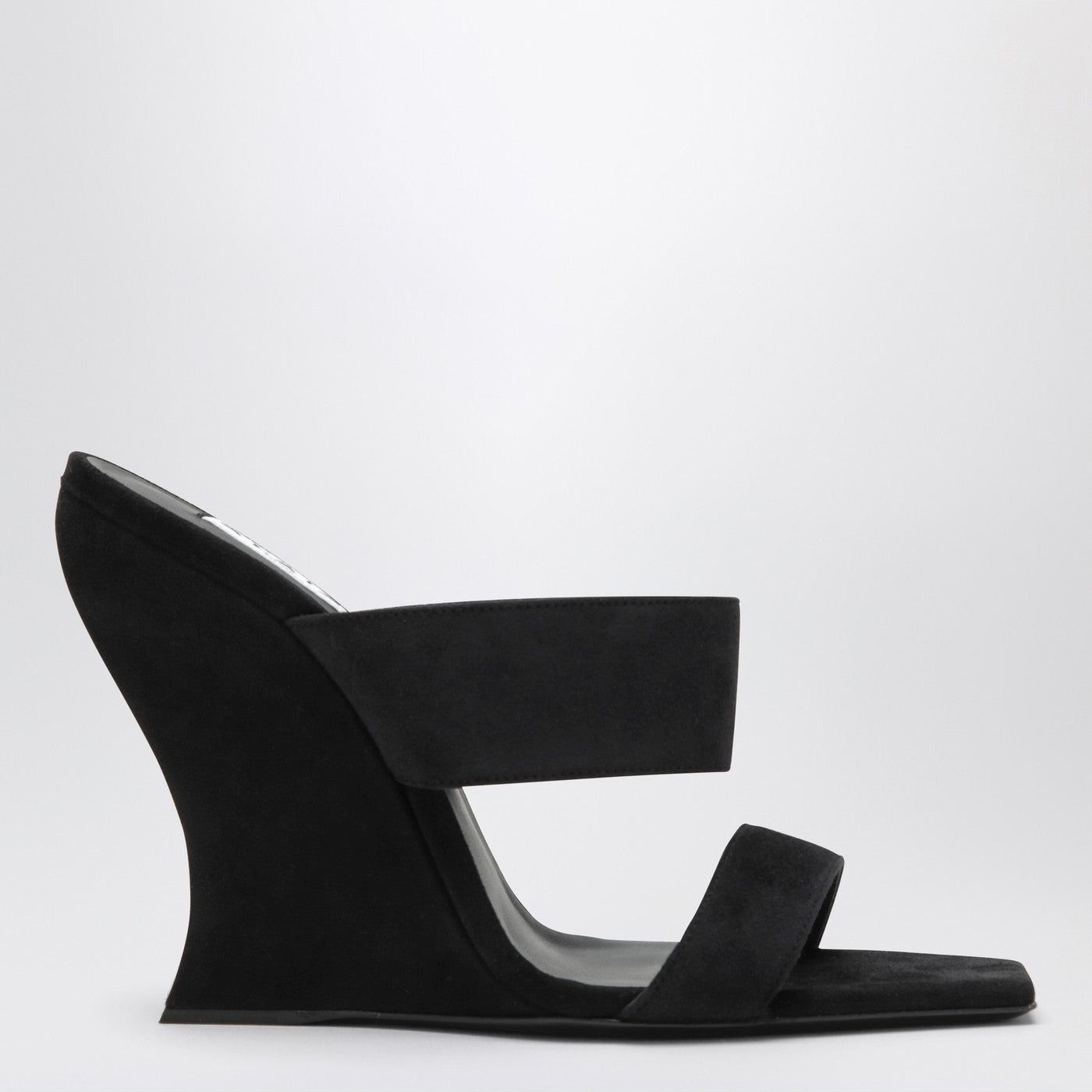 Alaia Alaia Wave Mules In Black Suede Size US 7 / IT 37 - 1 Thumbnail