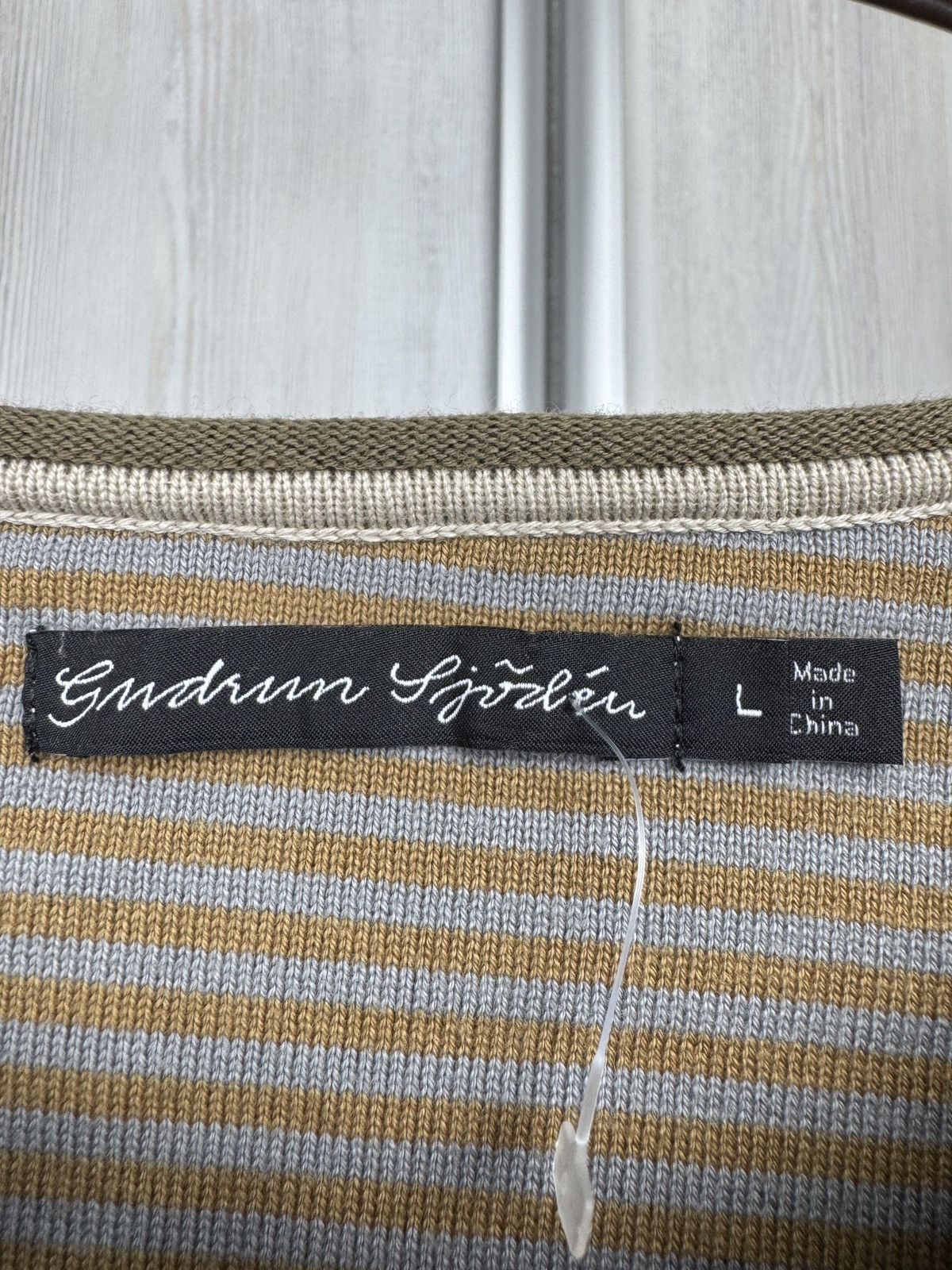 Gudrun Sjoden Gudrun Sjoden Beige Quirky Polka-Dot cotton Cardigan Sweater Size L / US 10 / IT 46 - 8 Thumbnail