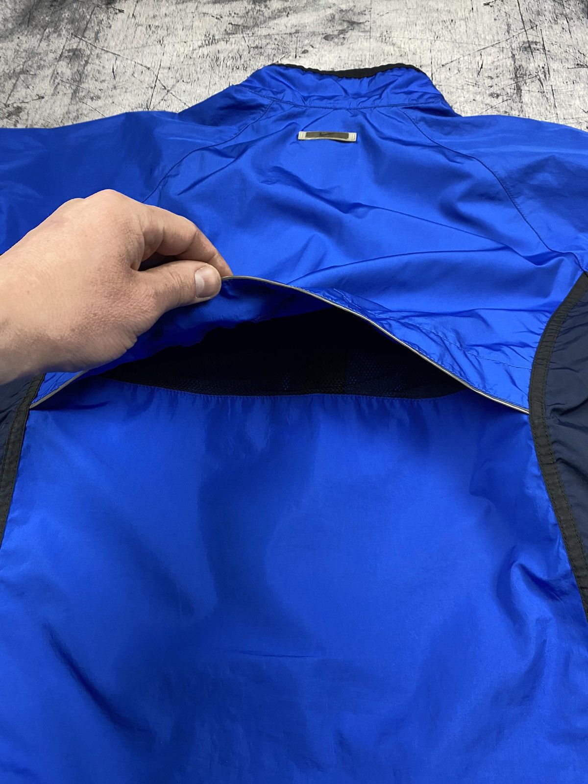 Nike × Vintage Vintage Nike Swoosh Drill Track Jacket Bomber Size US M / EU 48-50 / 2 - 16 Thumbnail