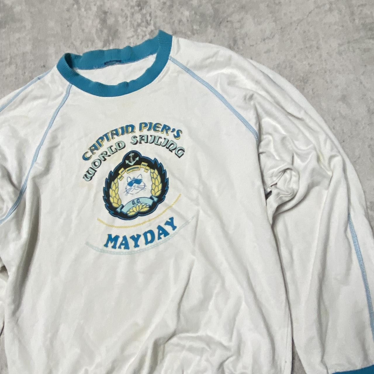 Other White and blue Captain Pier's World Sailing Mayday Size US S / EU 44-46 / 1 - 4 Thumbnail