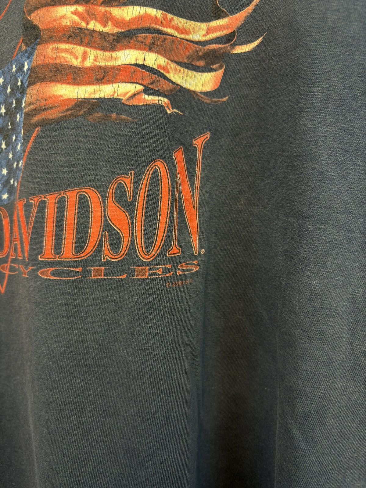 Harley Davidson × Vintage HARLEY DAVIDSON VINTAGE 2001 T-SHIRT Y2K TEE Size US XL / EU 56 / 4 - 3 Thumbnail