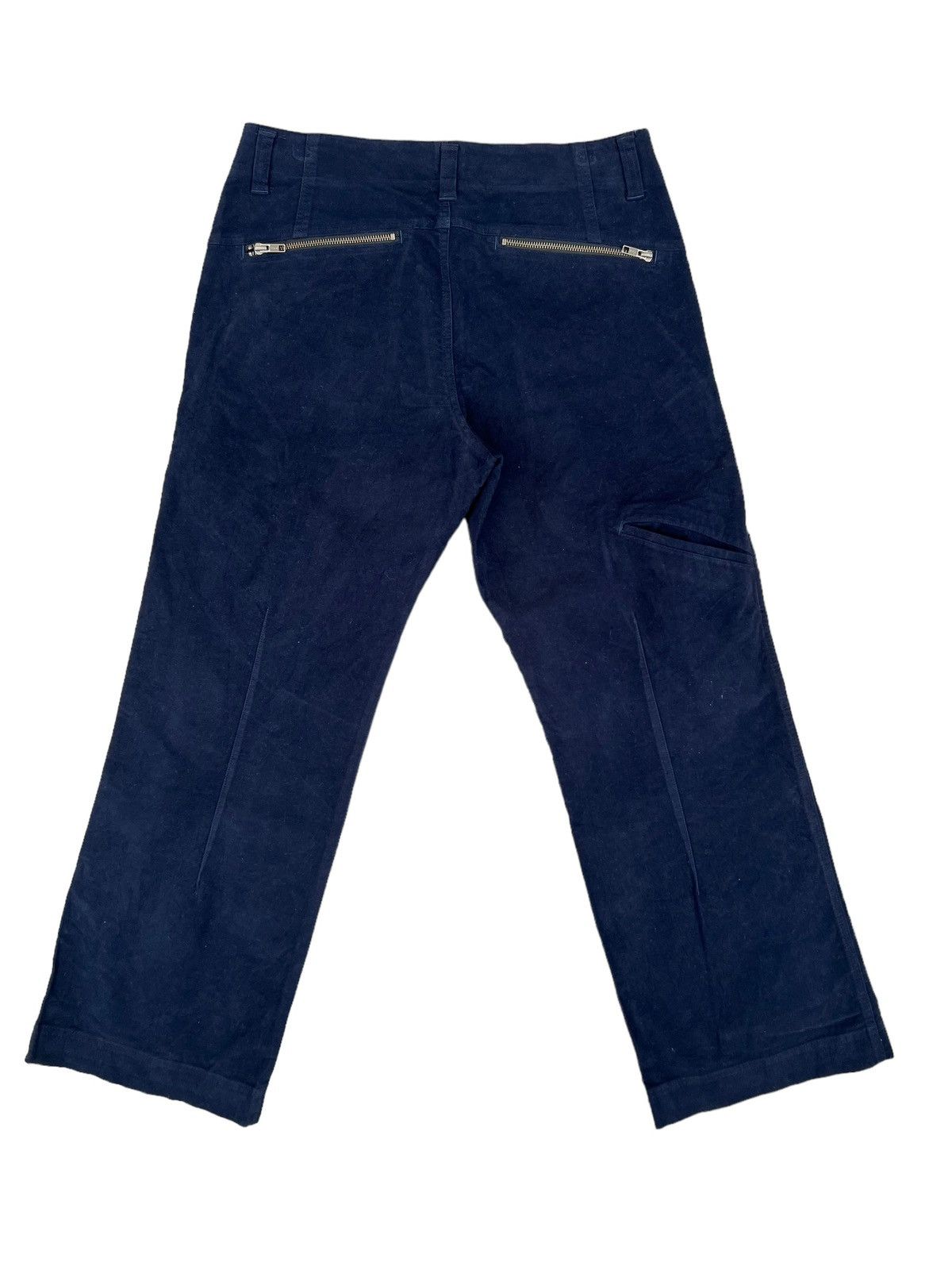 Theory Theory Made in Japan 6 Pocket Suede Cotton Wide Leg Pant Size US 30 / EU 46 - 2 Thumbnail
