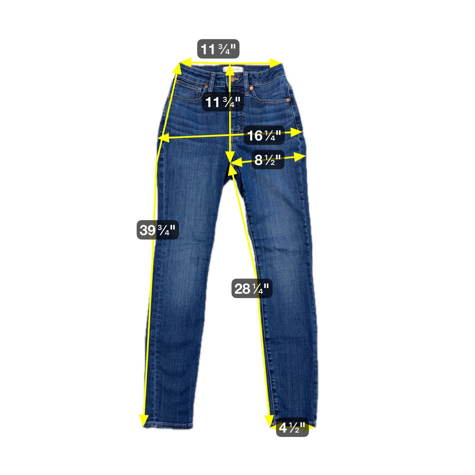 Madewell Madewell Curvy High-Rise Skinny Jeans - Out of Stock - 24 Size 24" / US 00 / IT 34 - 4 Thumbnail