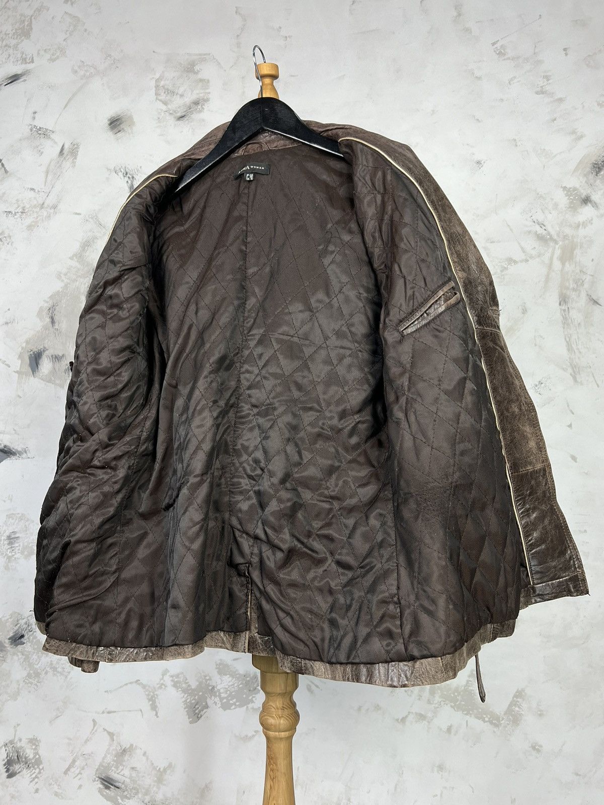 Vintage Vintage Arma Women Leather Jacket Size L - XL Size XL / US 12-14 / IT 48-50 - 7 Thumbnail