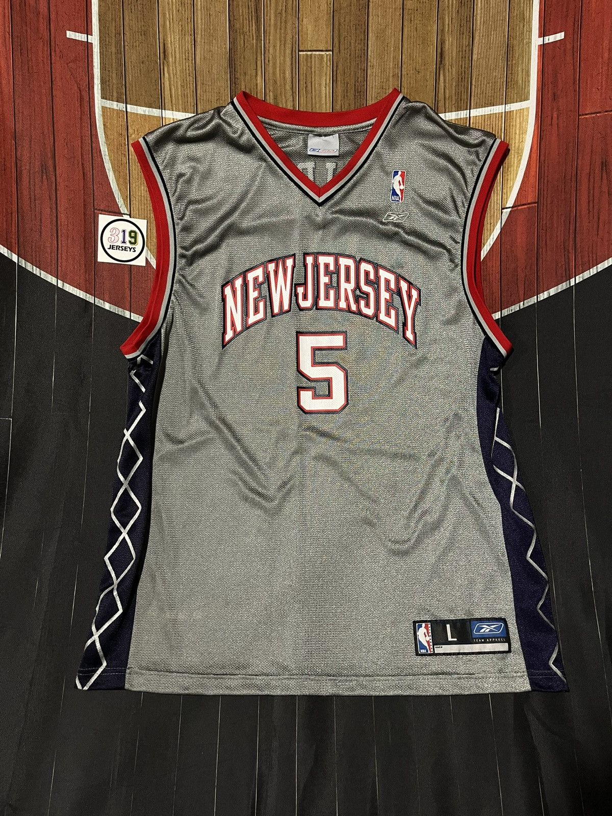Reebok New Jersey Nets Jason Kidd NBA Jersey