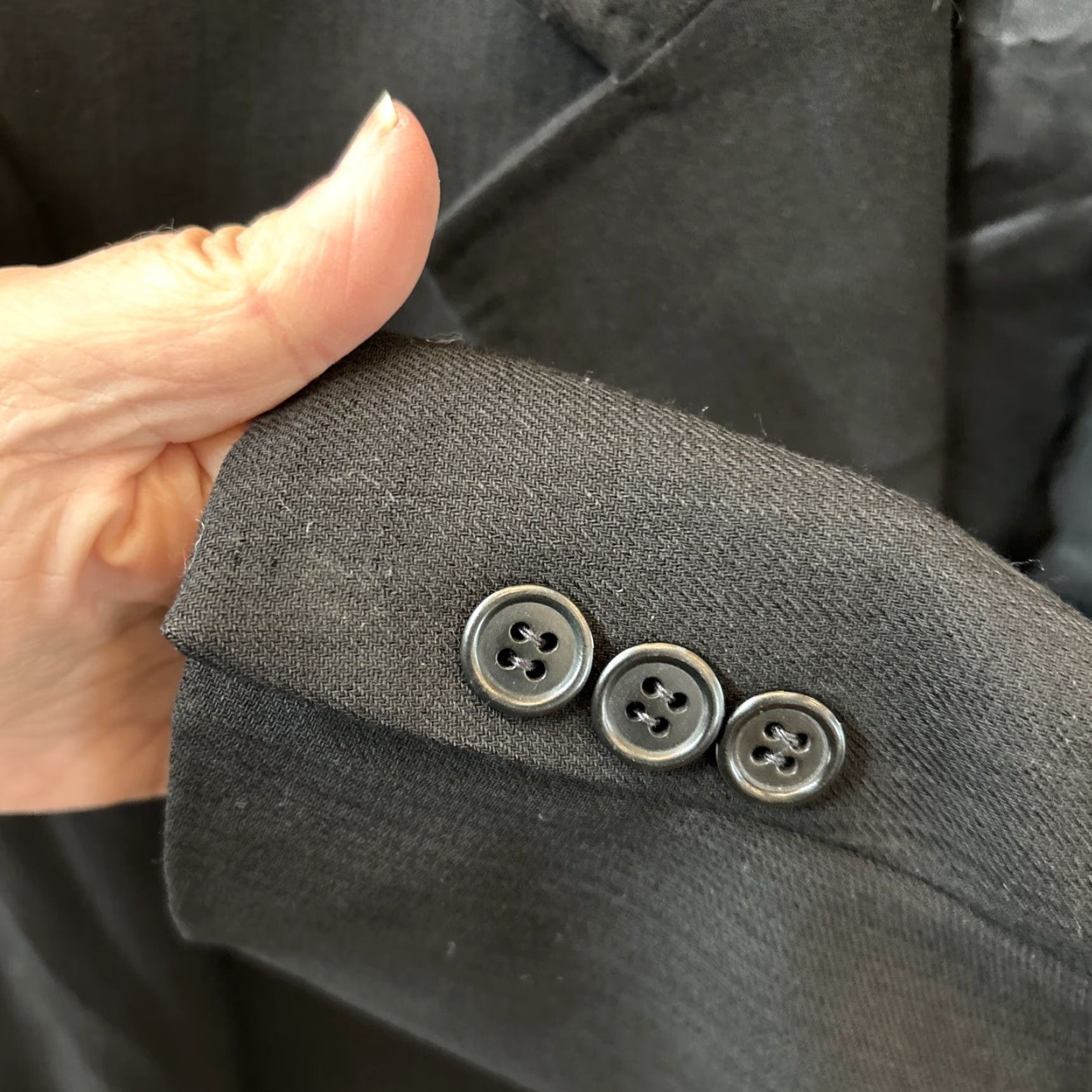 Ermenegildo Zegna VINTAGE Ermenegildo Zegna TRAVELLER Blazer 52 Black Wool Button Mens Casual Formal Workwear Size US L / EU 52-54 / 3 - 7 Thumbnail