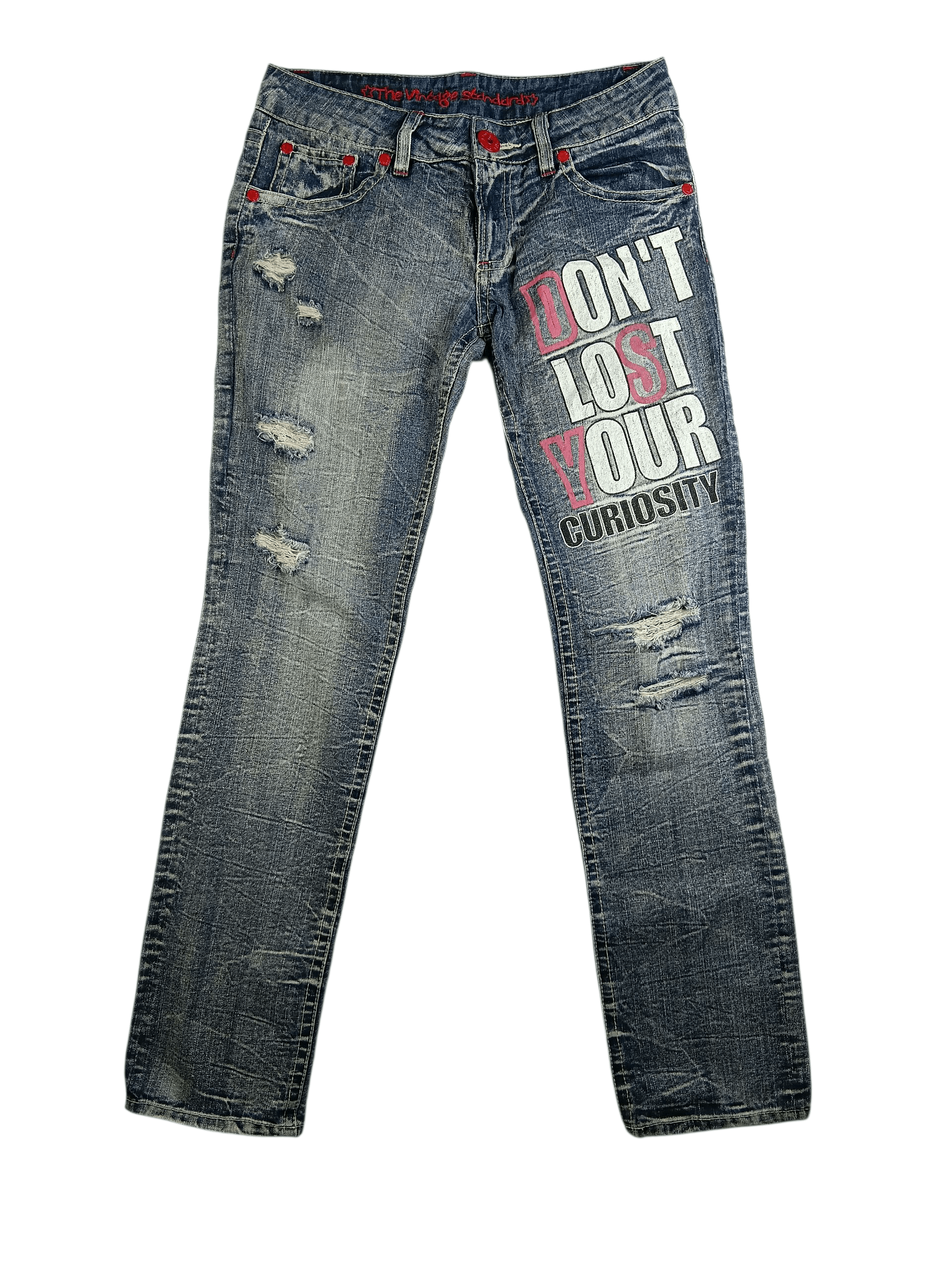 Hysteric Glamour Vintage Japanese Distressed Jeans Size US 31 - 1 Thumbnail