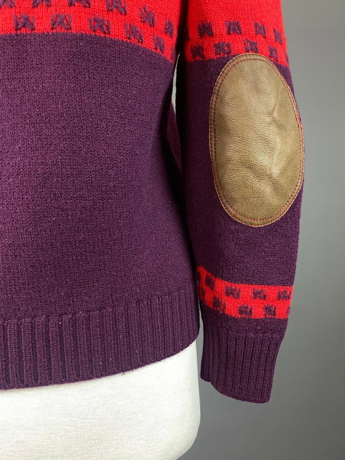 Iceberg Ladies Iceberg Multicolor Leather Inserts Sweater Size M Size M / US 6-8 / IT 42-44 - 7 Thumbnail