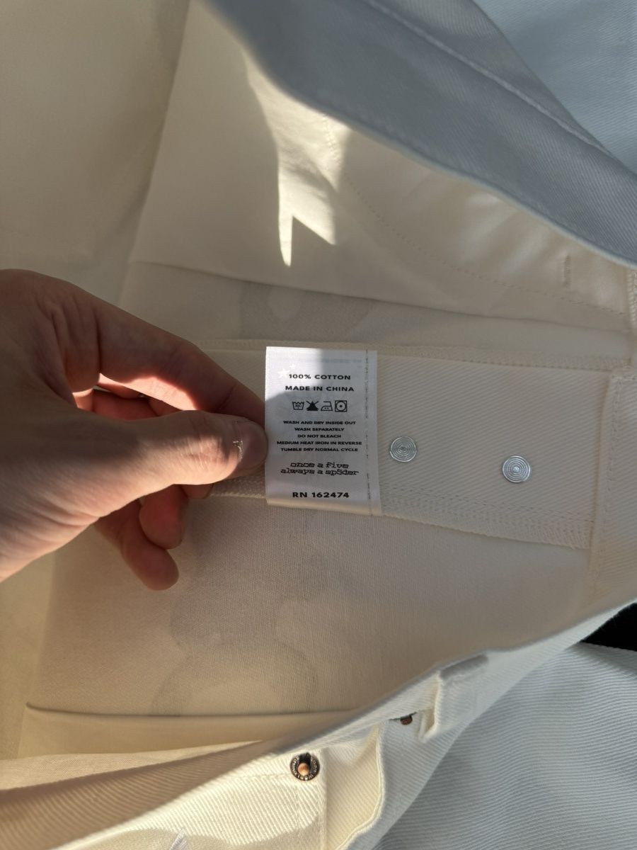 Sp5der Sp5der Jean Shorts White Size 32 (NEW) Size US 32 / EU 48 - 8 Thumbnail