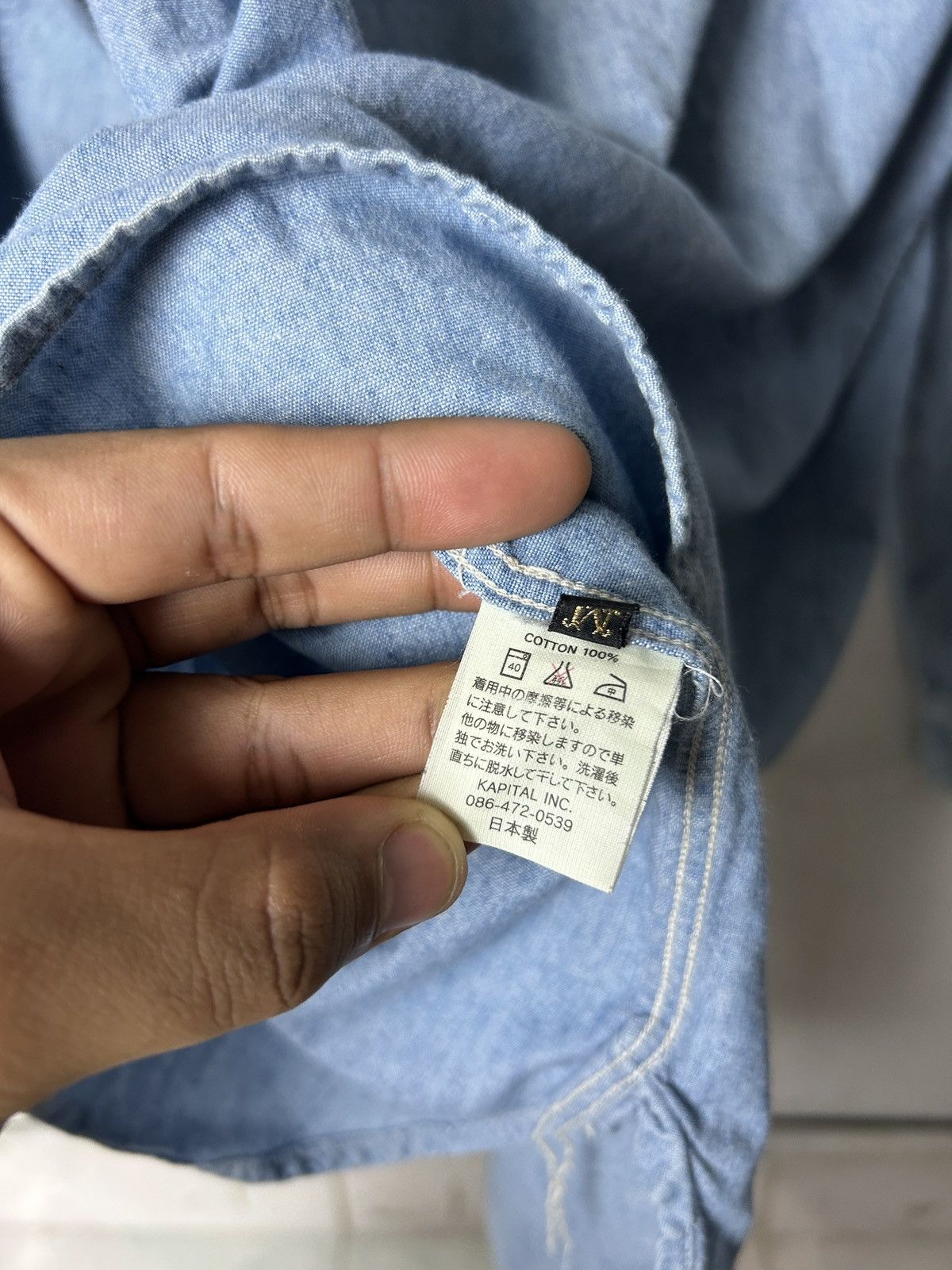 Kapital Kapital 1985 western indigo button shirt Size US M / EU 48-50 / 2 - 12 Thumbnail
