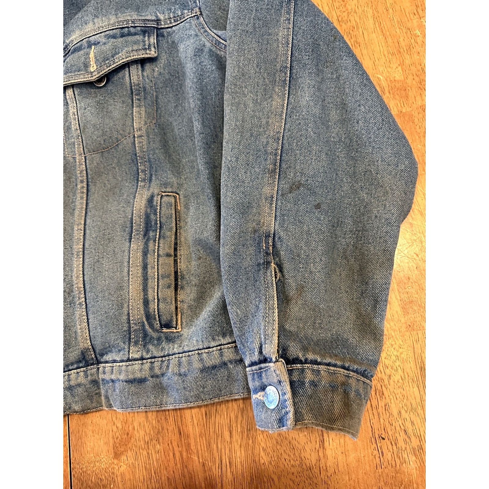 Wrangler VINTAGE Wrangler Hero Blanket Lined Denim Jacket XL Men Blue Bomber Western Lined Jacket Size US XL / EU 56 / 4 - 5 Thumbnail