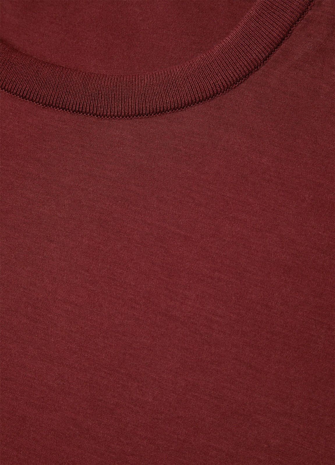 Loro Piana o1srvl11e0526 FAO5498 My-T T-Shirt in Burgundy Size XS / US 0-2 / IT 36-38 - 2 Thumbnail