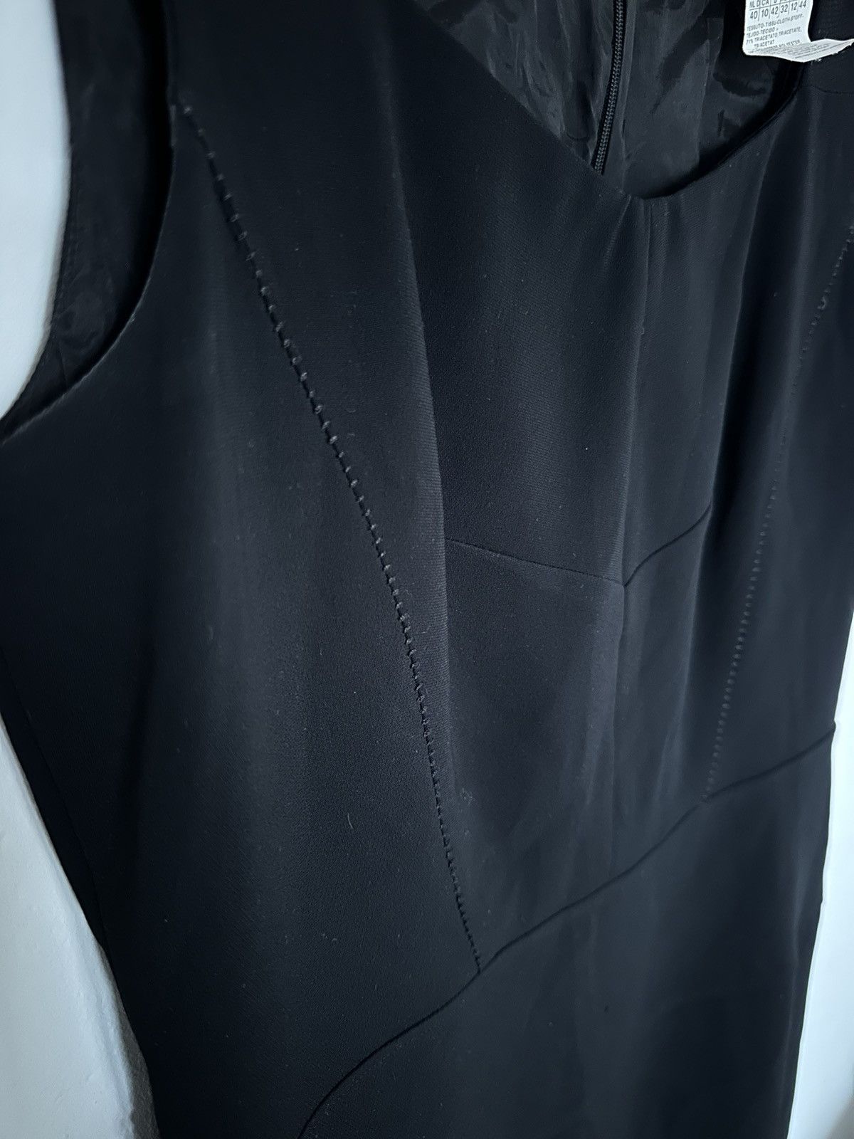 Max Mara Mac Mara black dress luxury item Size L / US 10 / IT 46 - 11 Thumbnail