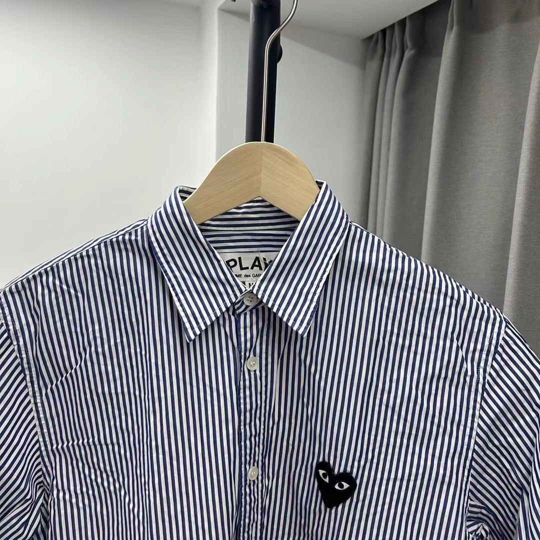 Comme des Garcons PLAY CDG PLAY HEART SHIRT Size US M / EU 48-50 / 2 - 2 Thumbnail