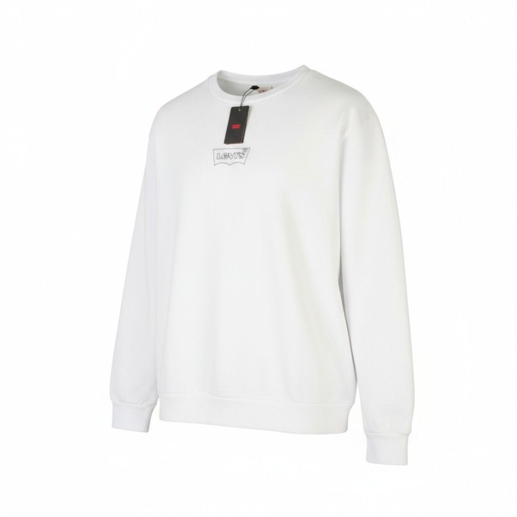Levi's STANDARD FIT 2XL White Graphic Logo Crew Neck 87101 Size US XXL / EU 58 / 5 - 1 Thumbnail