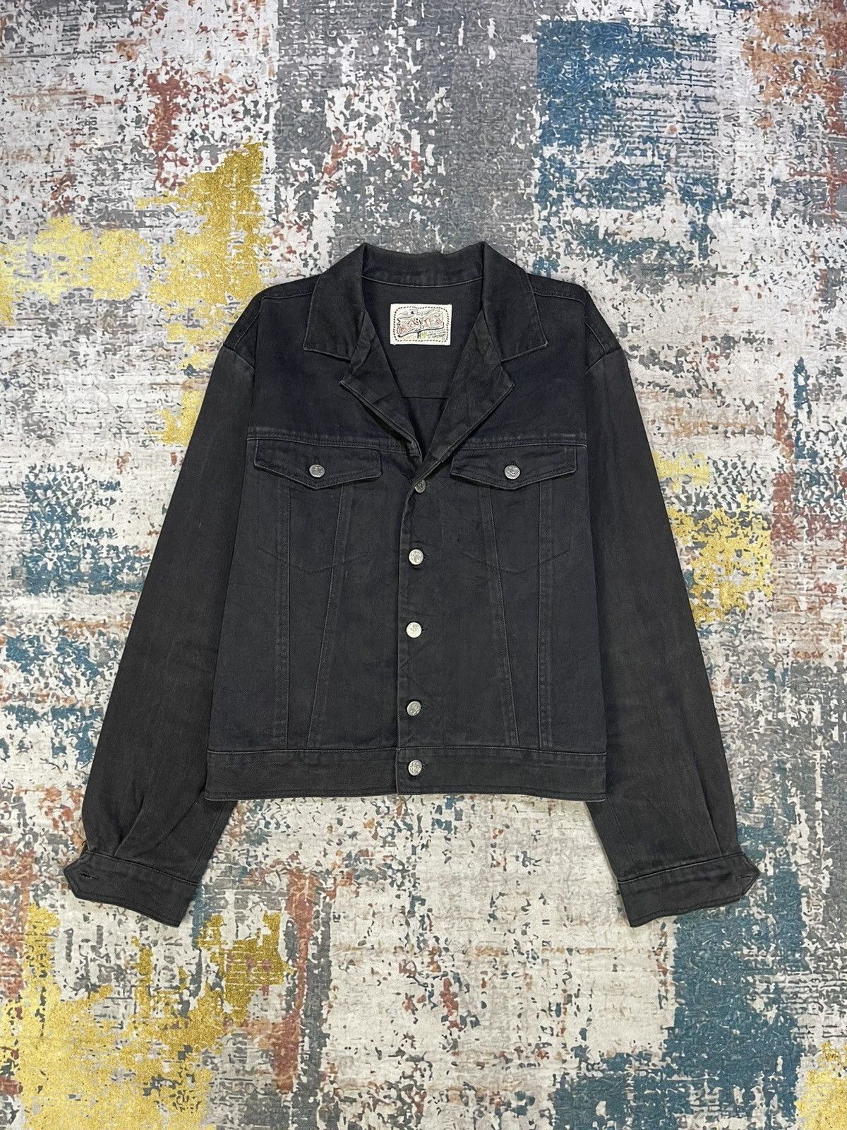 Bounty Hunter × Japanese Brand Bounty Hunter Skull Logo Jean 