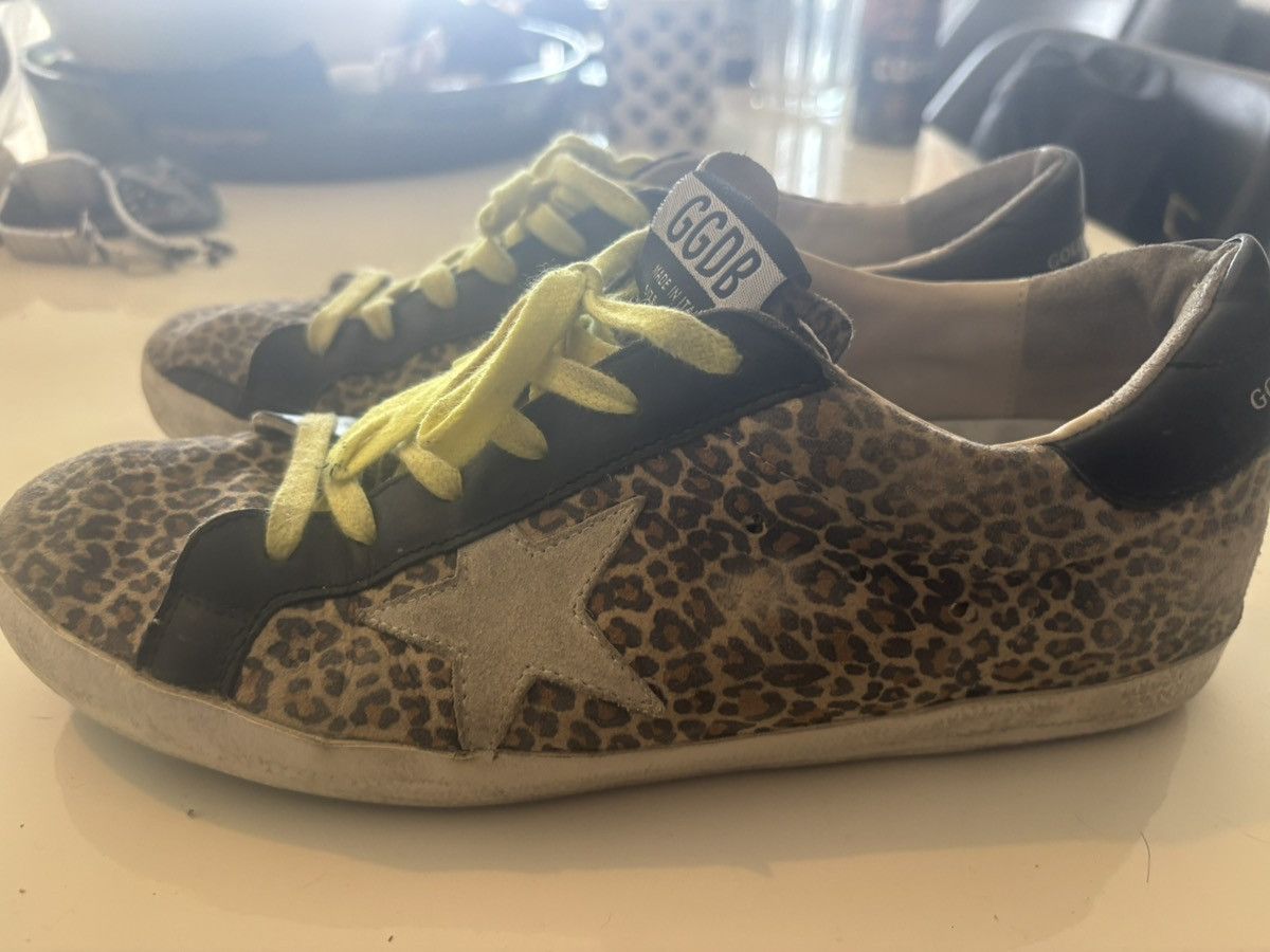 Golden Goose Golden Goose Superstar Leopard Print Sneakers – Size 7US Size US 7 / EU 40 - 1 Thumbnail