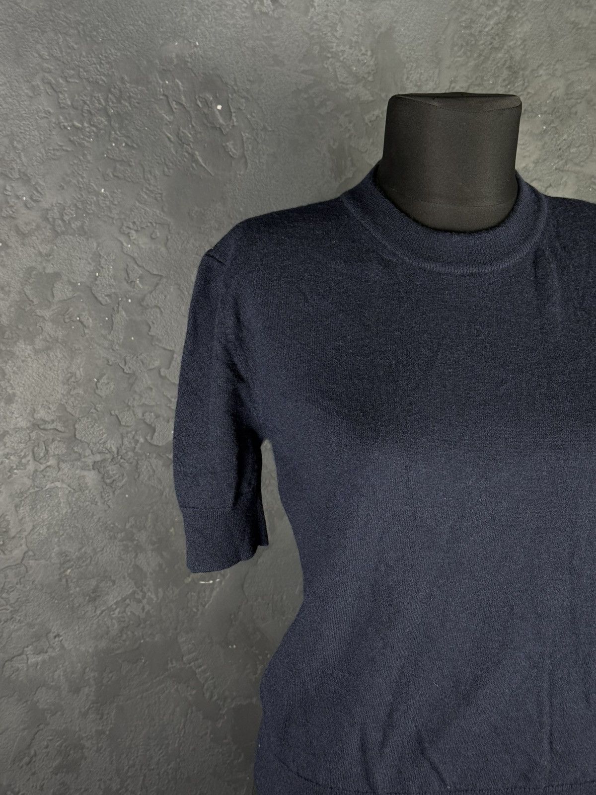 Gucci Gucci Wool Shirt Uniform Woman Navy Blue Blouse Size M / US 6-8 / IT 42-44 - 2 Thumbnail