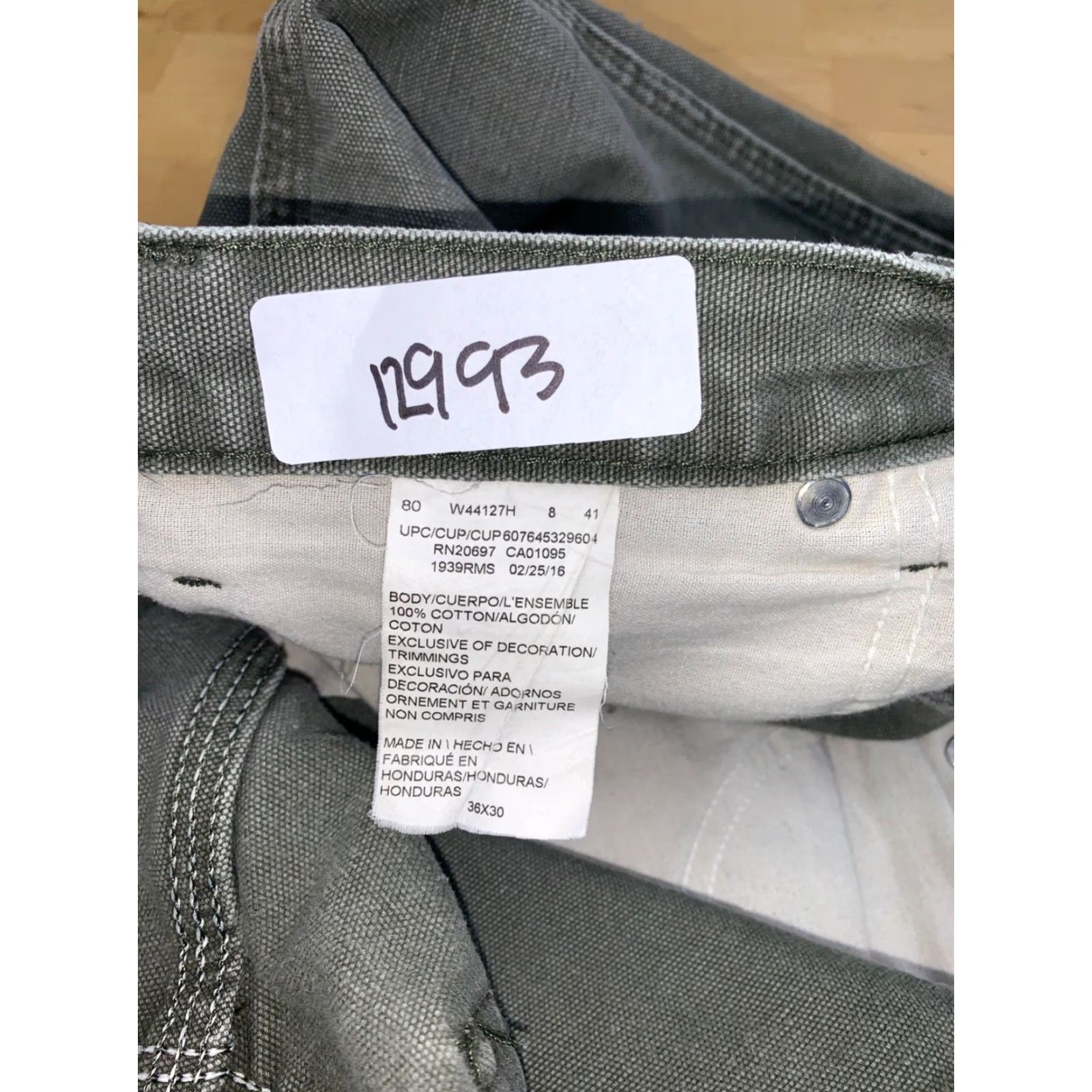 Dickies VINTAGE Dickies Jeans Men 36x30 Denim Blue 5-Pocket Logo Cotton Straight Workwear 12993 Size US 36 / EU 52 - 2 Thumbnail