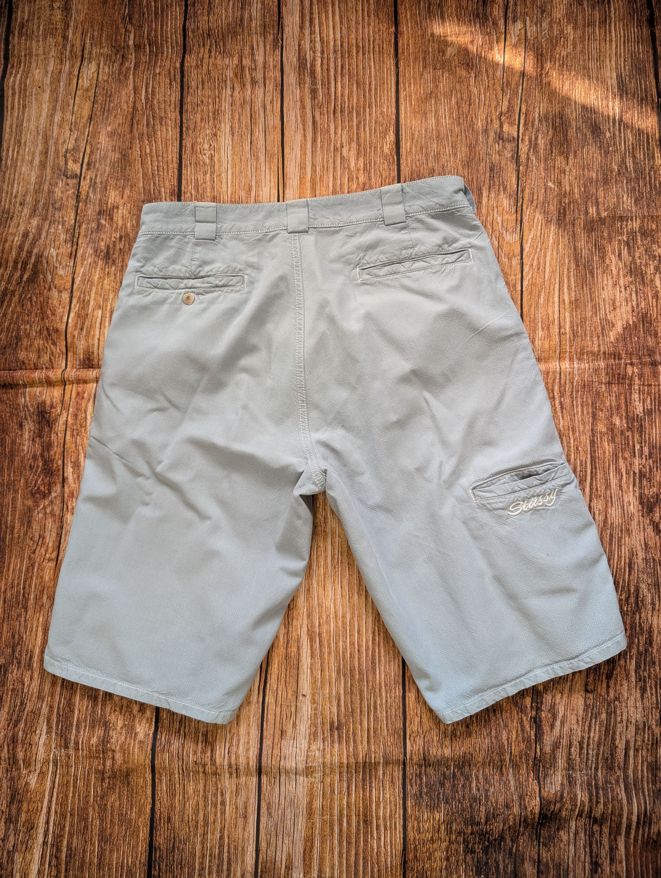 Stussy Baby blue Stussy vintage shorts embroidery Size US 32 / EU 48 - 5 Thumbnail