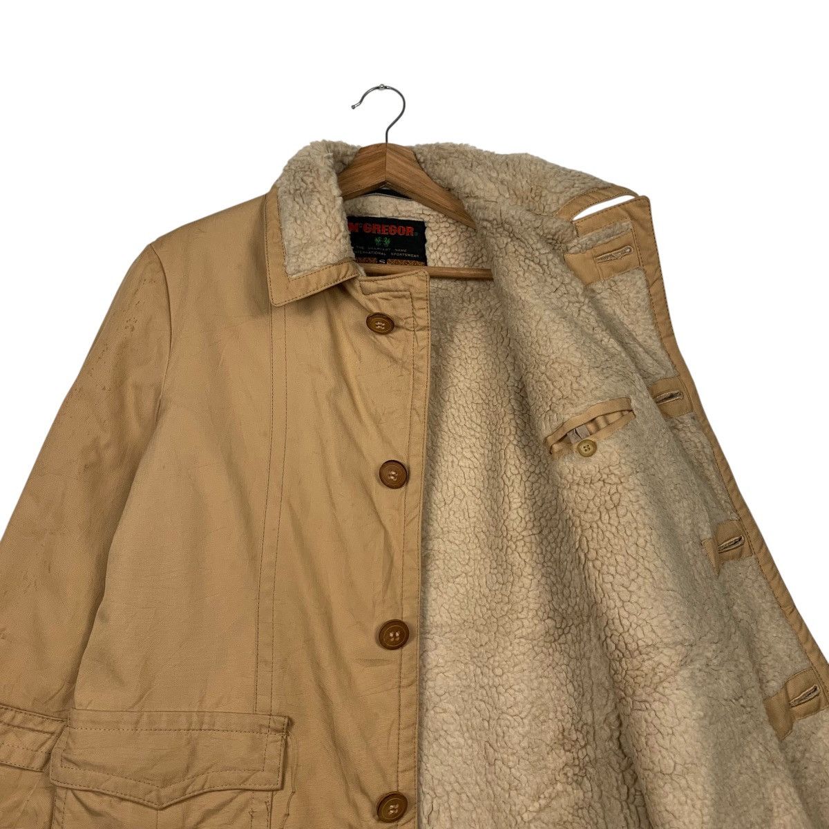 McGregor Vintage 90’s McGREGOR Sherpa Coat Jacket #2284-C101 Size US S / EU 44-46 / 1 - 11 Thumbnail