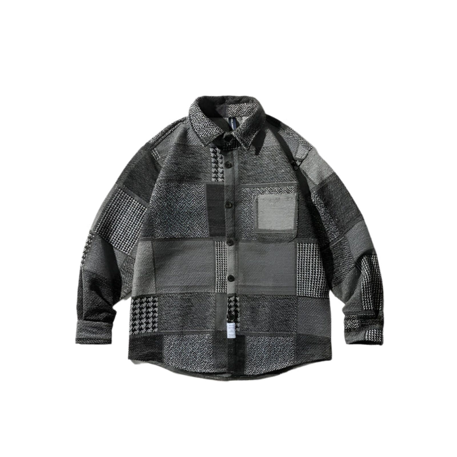 Vintage Japanese Style Patchwork Long Sleeve Shirt Size M / US 6-8 / IT 42-44 - 3 Thumbnail