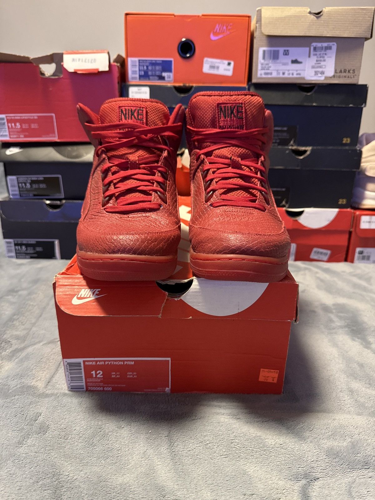 Nike Nike Air Python PRM ‘Red October’ Size US 12 / EU 45 - 2 Thumbnail