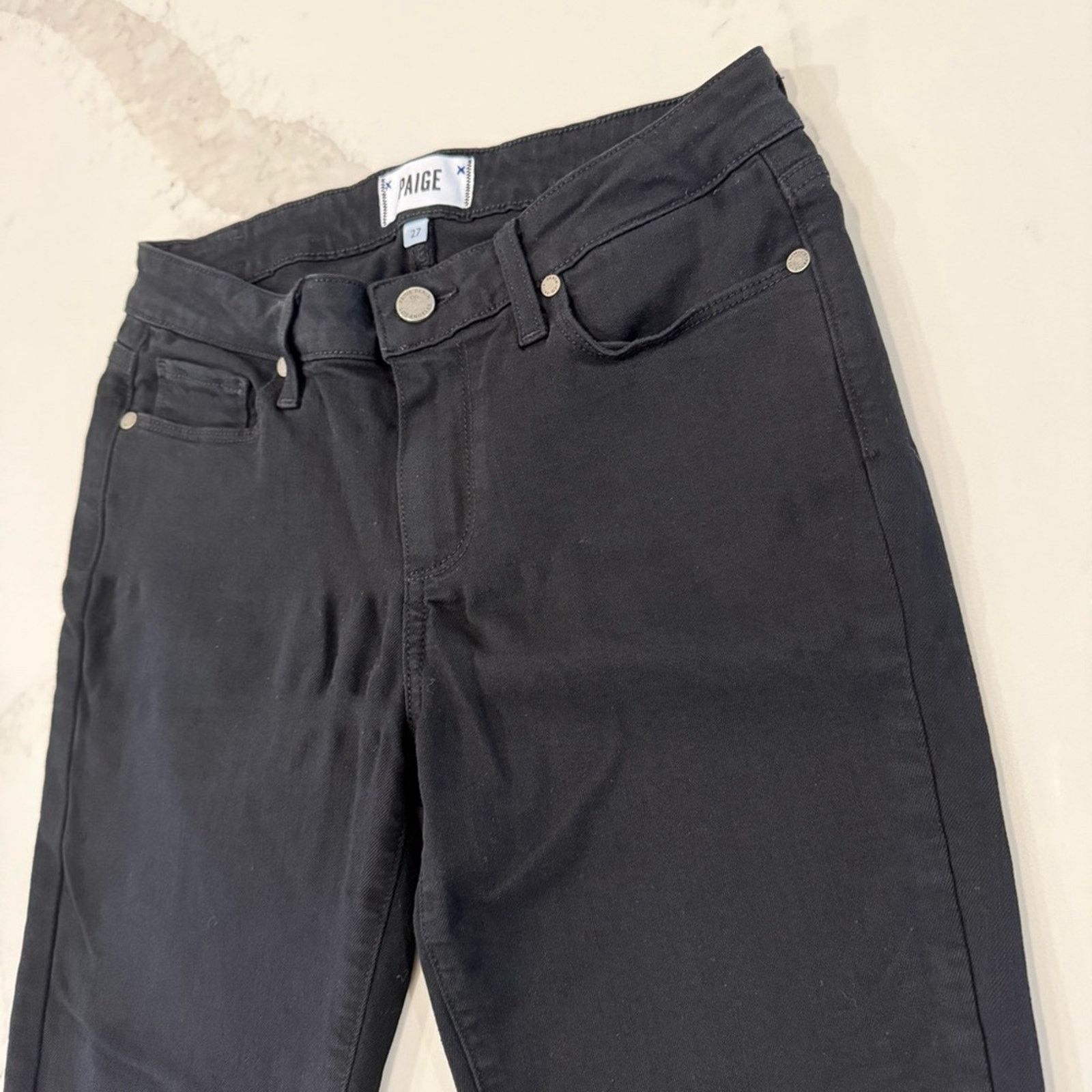 Paige Paige Verdugo Ankle Skinny Denim Jeans Women’s Size 27 Black Size 27" / US 4 / IT 40 - 7 Thumbnail