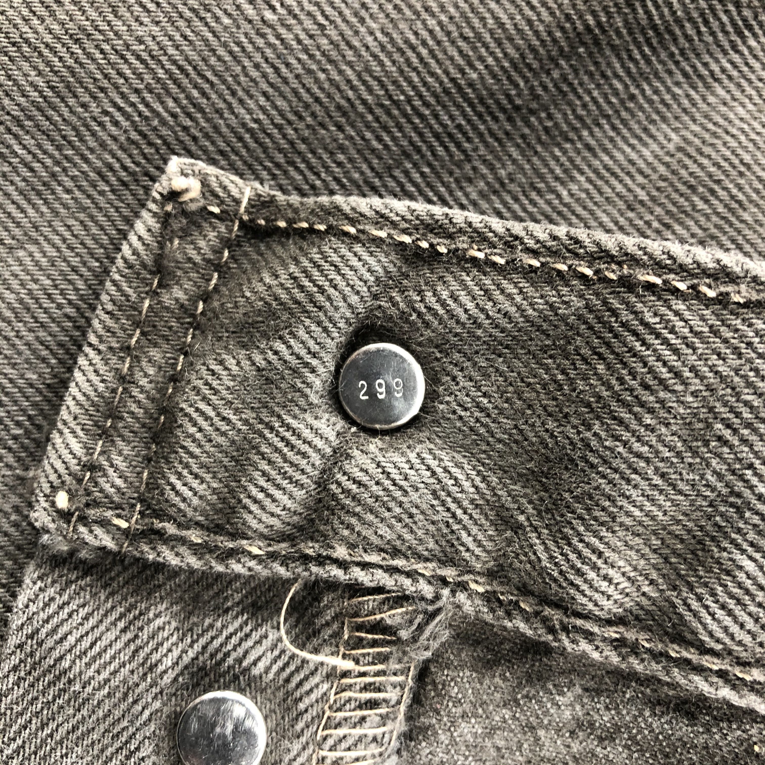 Levi's × Vintage Vintage 90s Faded Black Levis 501 Jeans-JM1493 Size US 35 - 9 Thumbnail