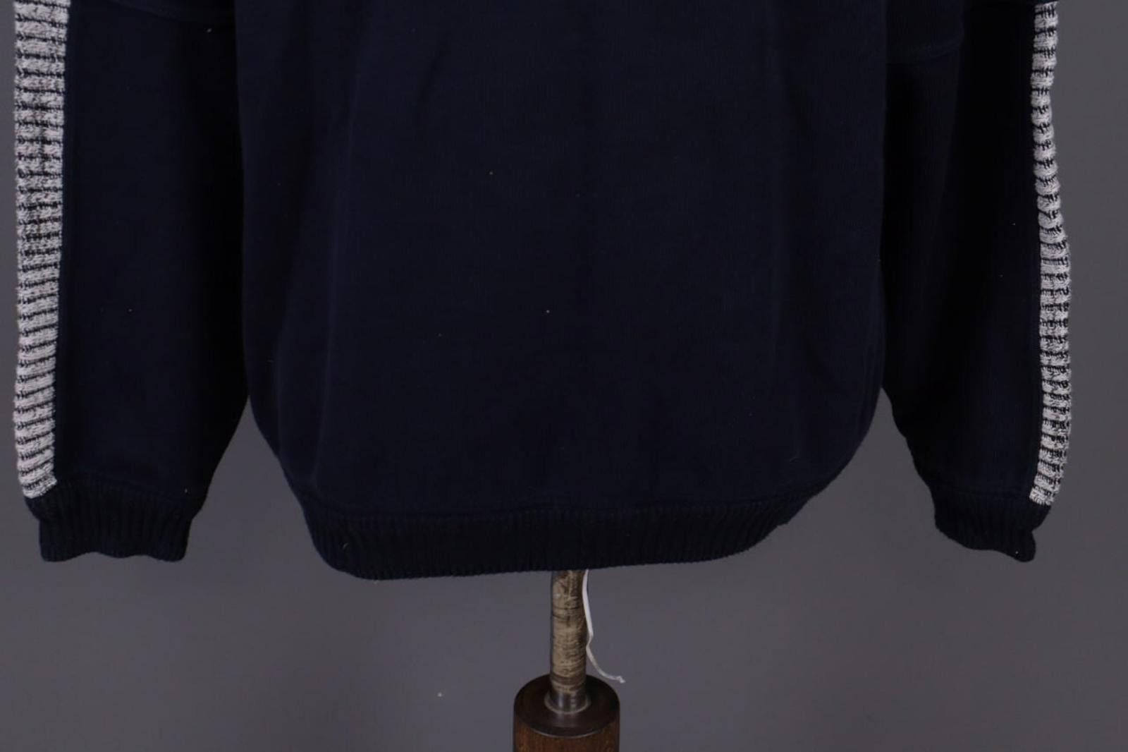 Carlo Colucci Carlo Colucci Sport Black Cotton Knit Sweater Size M Size US M / EU 48-50 / 2 - 3 Thumbnail