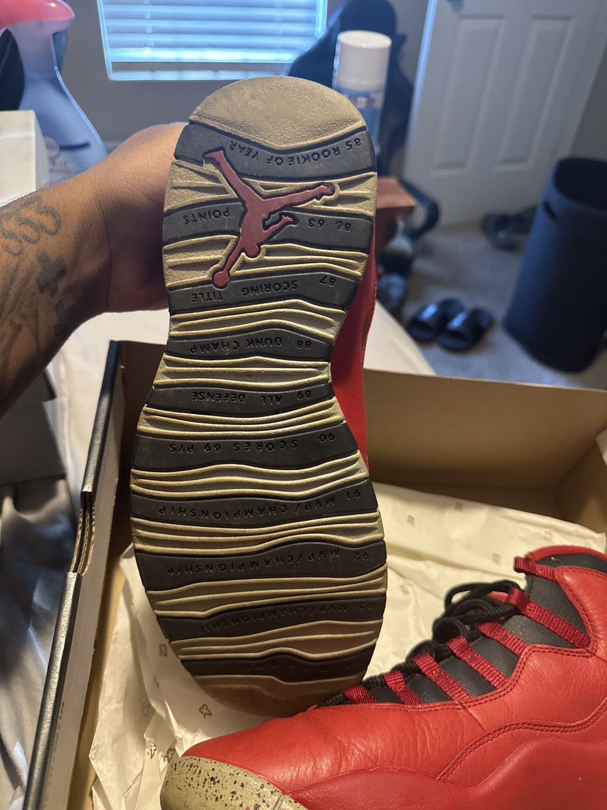 Jordan Brand Air Jordan 10 Bulls Over Broadway Size US 10 / EU 43 - 7 Preview