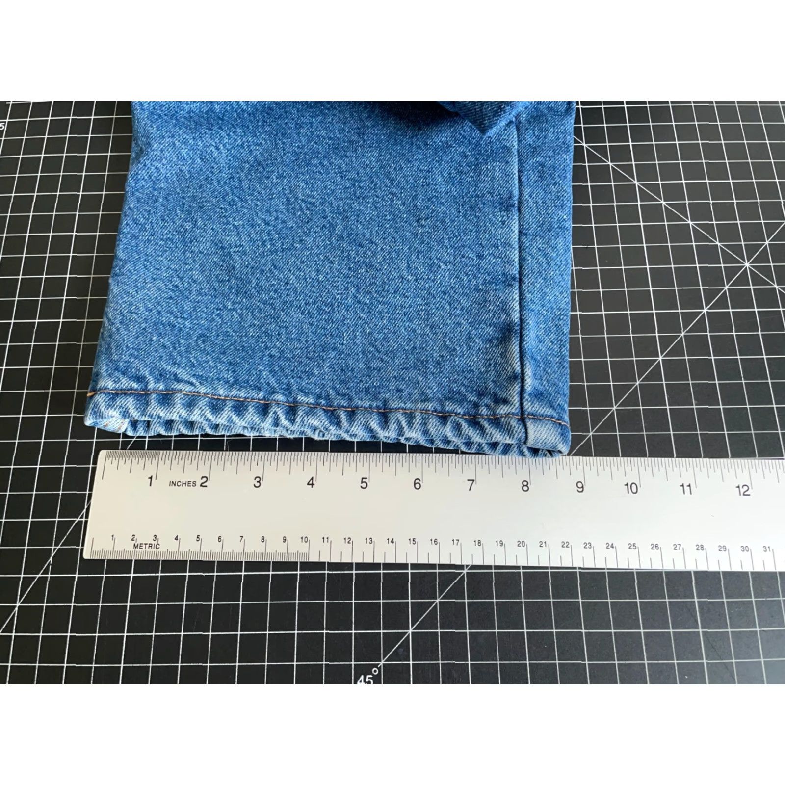 Carhartt VINTAGE Carhartt Jeans Men’s 36 x 30 Regular Blue Denim Fleece-Lined 90s Grunge Y2K DST B155-DST Mens Size US 36 / EU 52 - 7 Thumbnail