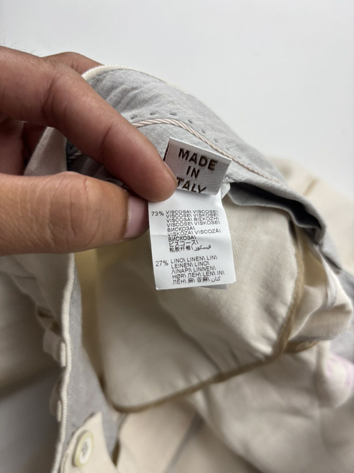 Brunello Cucinelli Brunello Cucinelli Linen Trousers Size 27" / US 4 / IT 40 - 9 Thumbnail