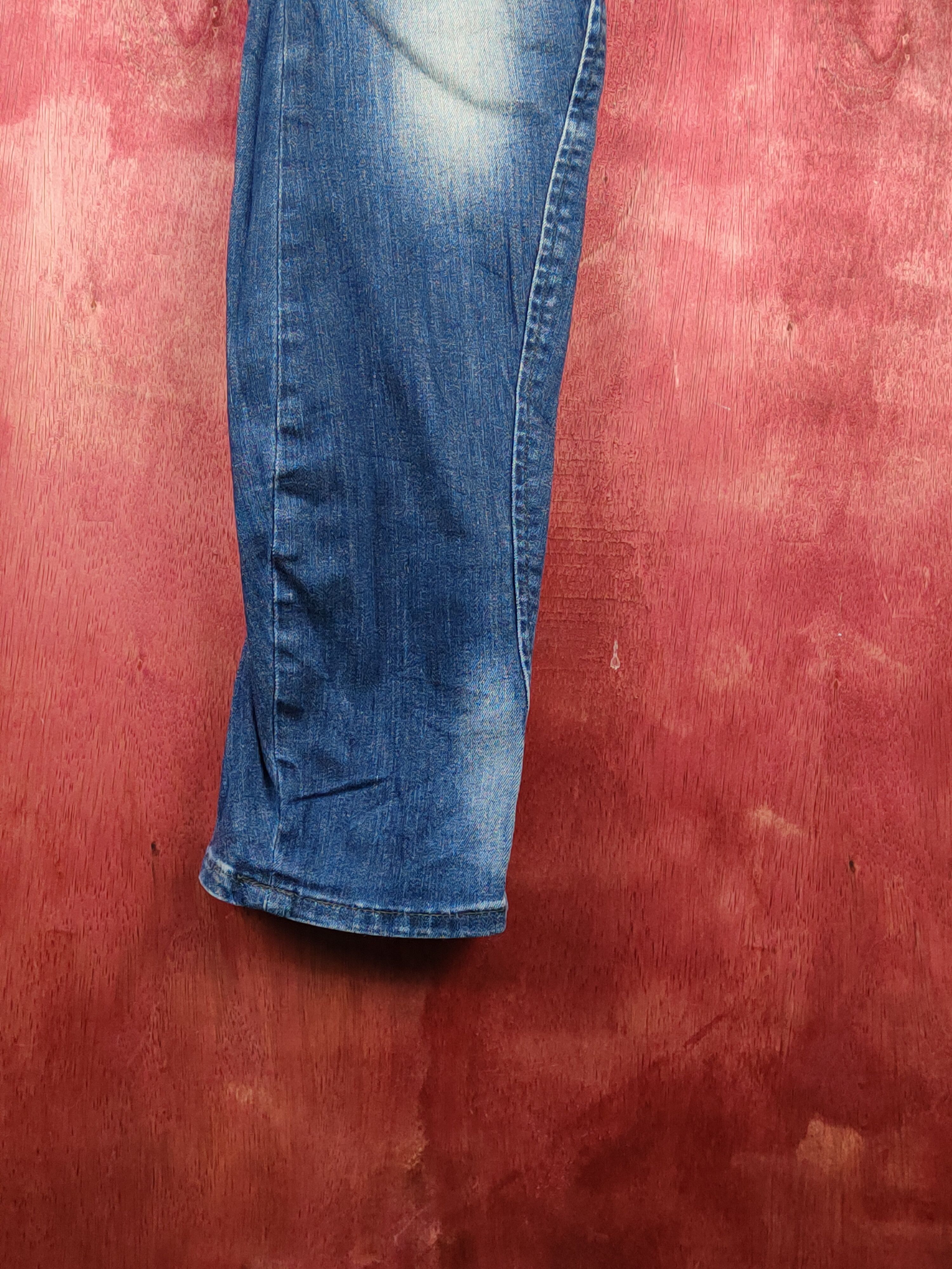 Japanese Brand Back Number-Black Dark Blue Faded Multipocket Denim #S1599 Size US 30 / EU 46 - 6 Thumbnail