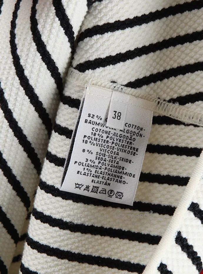 Hermes Hermes Striped Two-Piece Dress Size XS / US 0-2 / IT 36-38 - 9 Thumbnail