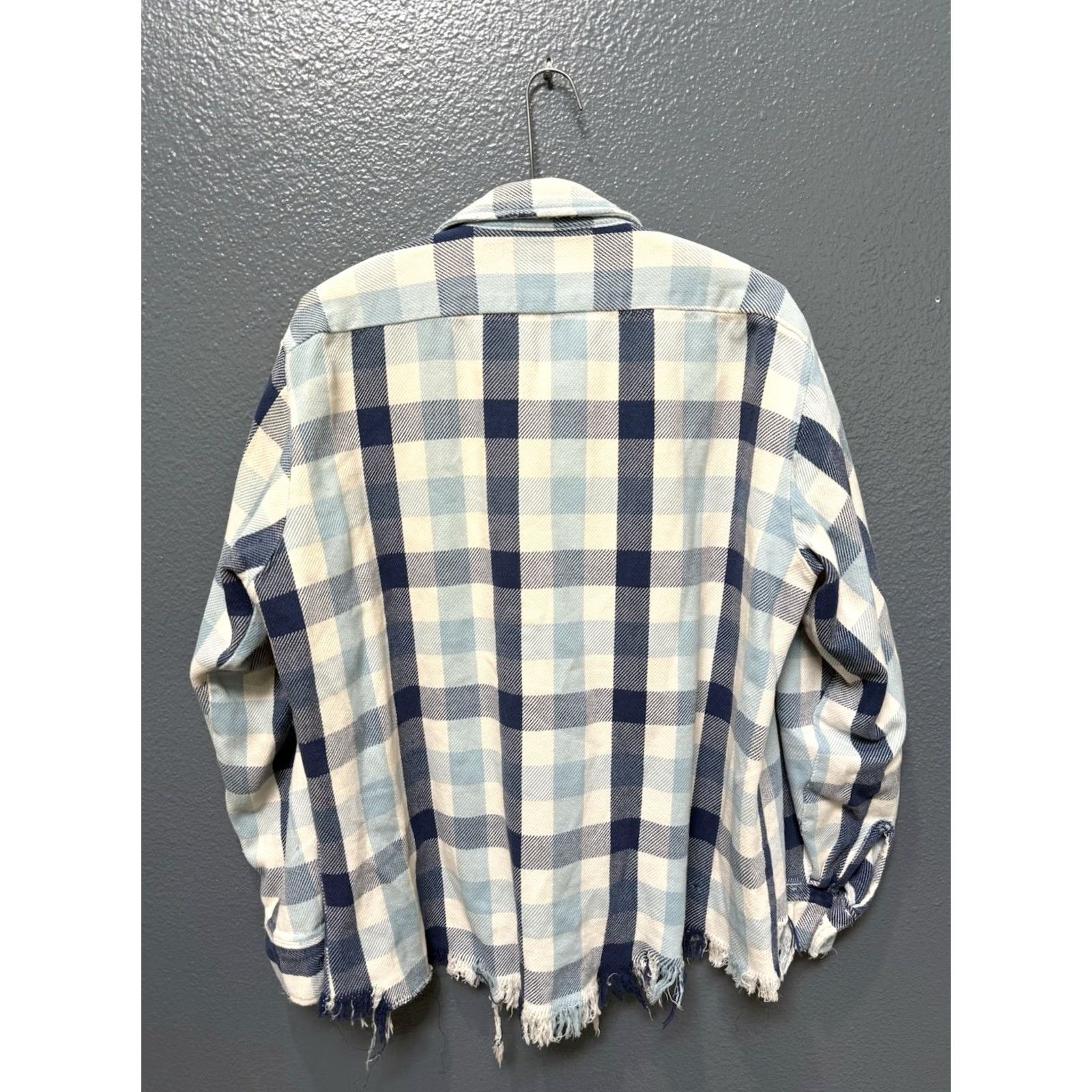 Vintage VINTAGE Dee Cee Flannel Shirt Men’s Size Large Blue Plaid Cotton Button Up 70’s Size US L / EU 52-54 / 3 - 5 Thumbnail