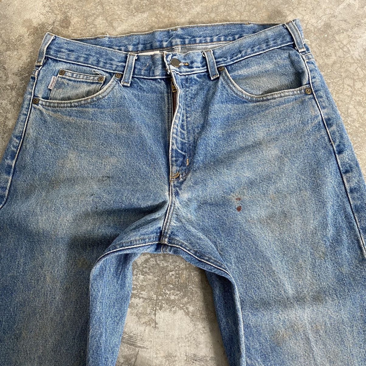 Carhartt Vintage Carhartt Traditional Fit Faded Dirty Jeans Size US 35 - 13 Thumbnail