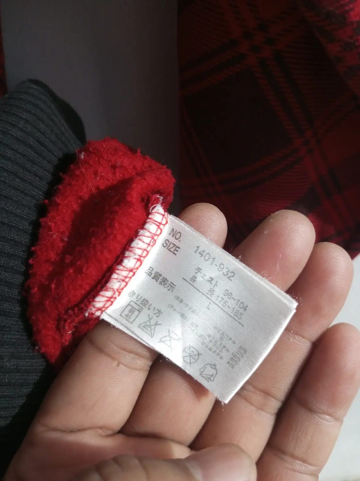 Japanese Brand G-dept tartan spellout fur hoodie Size US M / EU 48-50 / 2 - 14 Thumbnail