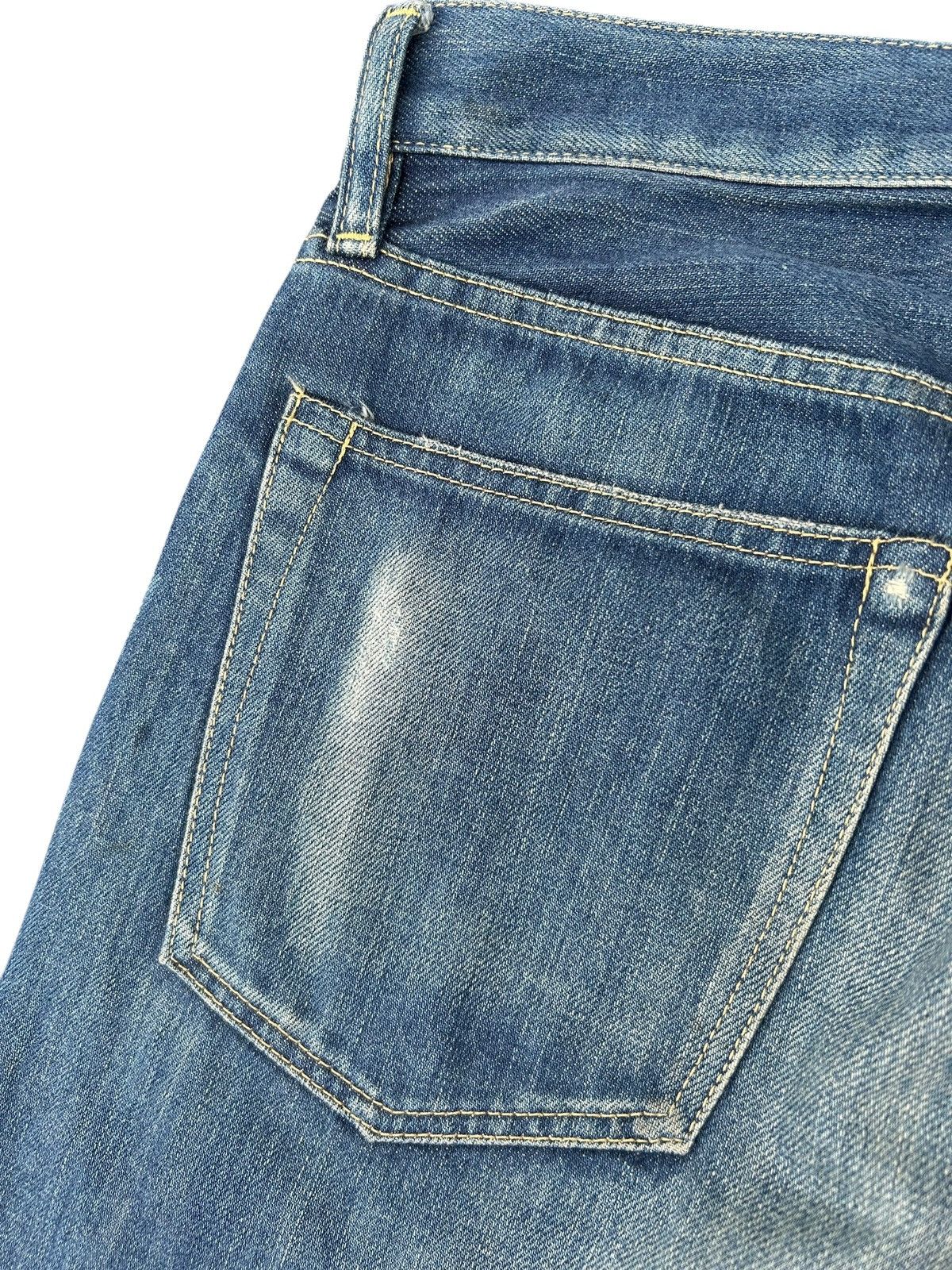 Kapital Vintage Hysteric Glamour Selvedge Distressed Denim Jeans Size US 31 - 15 Thumbnail