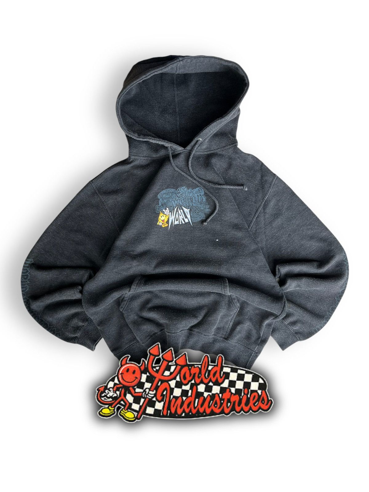 2000s World buy Industries Hoodie