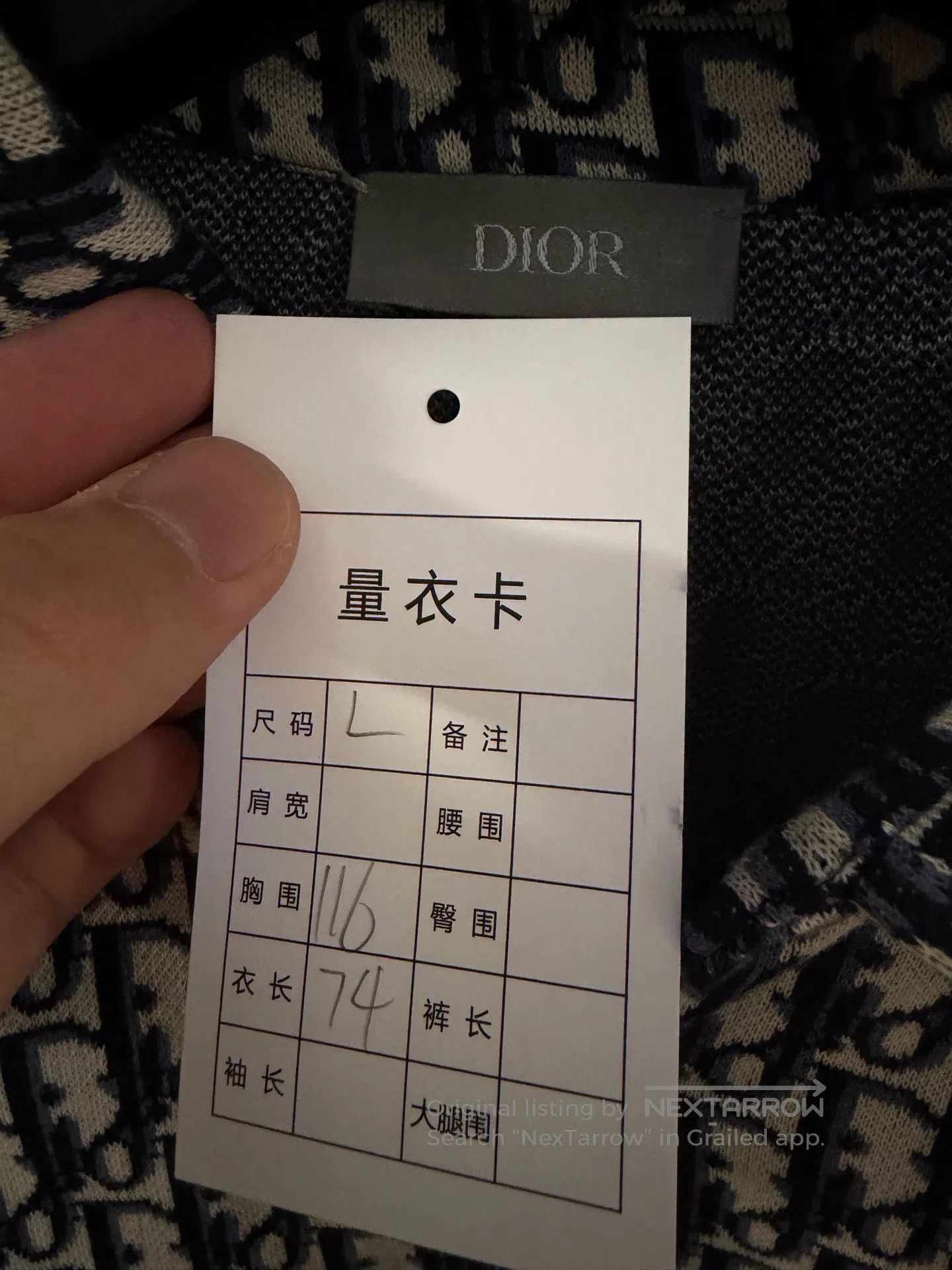 Dior Dior Logo printed cotton shirt| Size US L / EU 52-54 / 3 - 3 Thumbnail