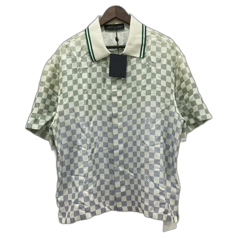 Louis Vuitton Louis Vuitton Checker Pattern Polo Shirt Size US XL / EU 56 / 4 - 1 Thumbnail